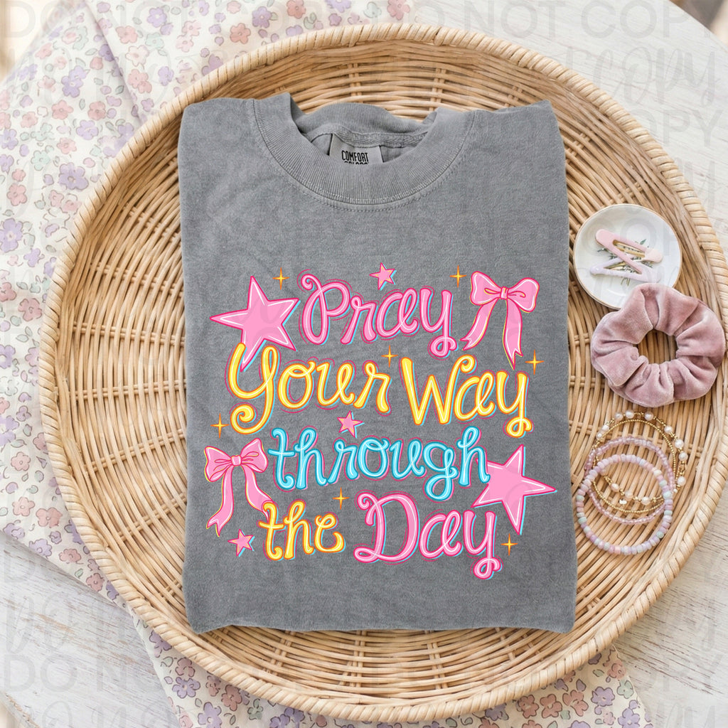 Pray Your Way Through the Day Christian PNG