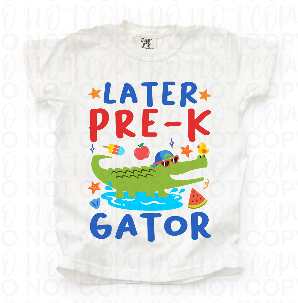 Later Gator GIRL AND BOY Prek - 5th Grade Level Bundle