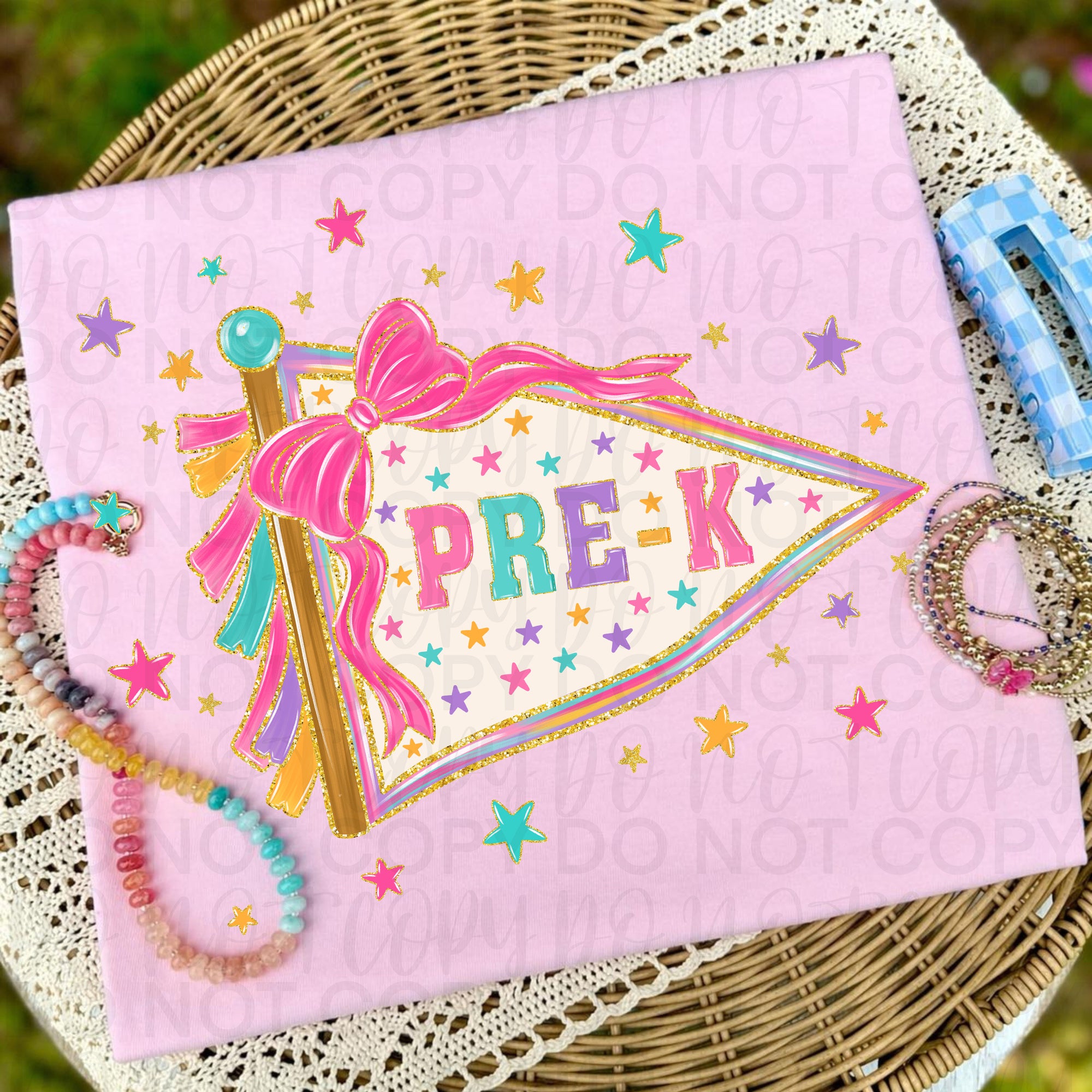 Preppy Back to School Pennant Banner Bundle
