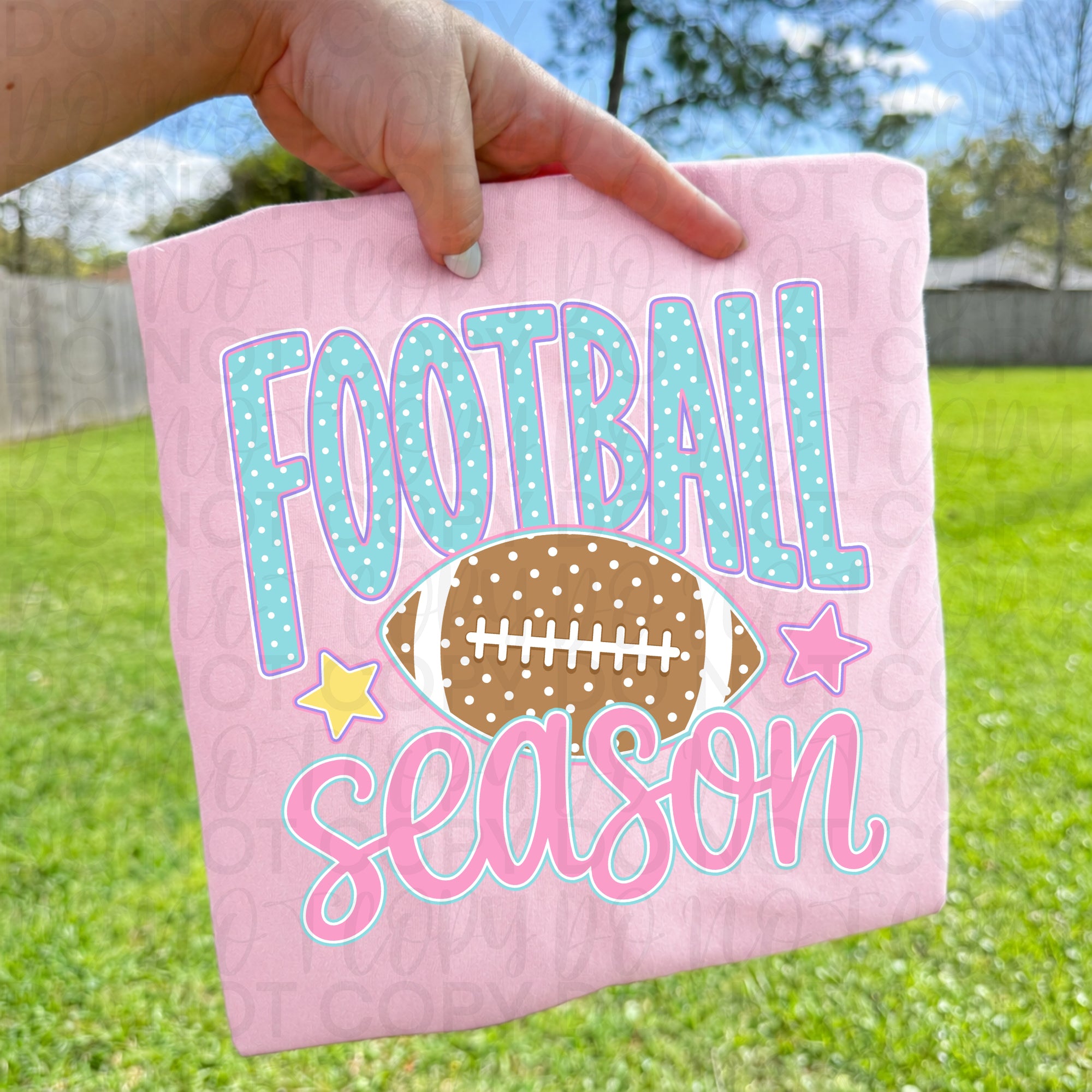 Preppy Football Season PNG