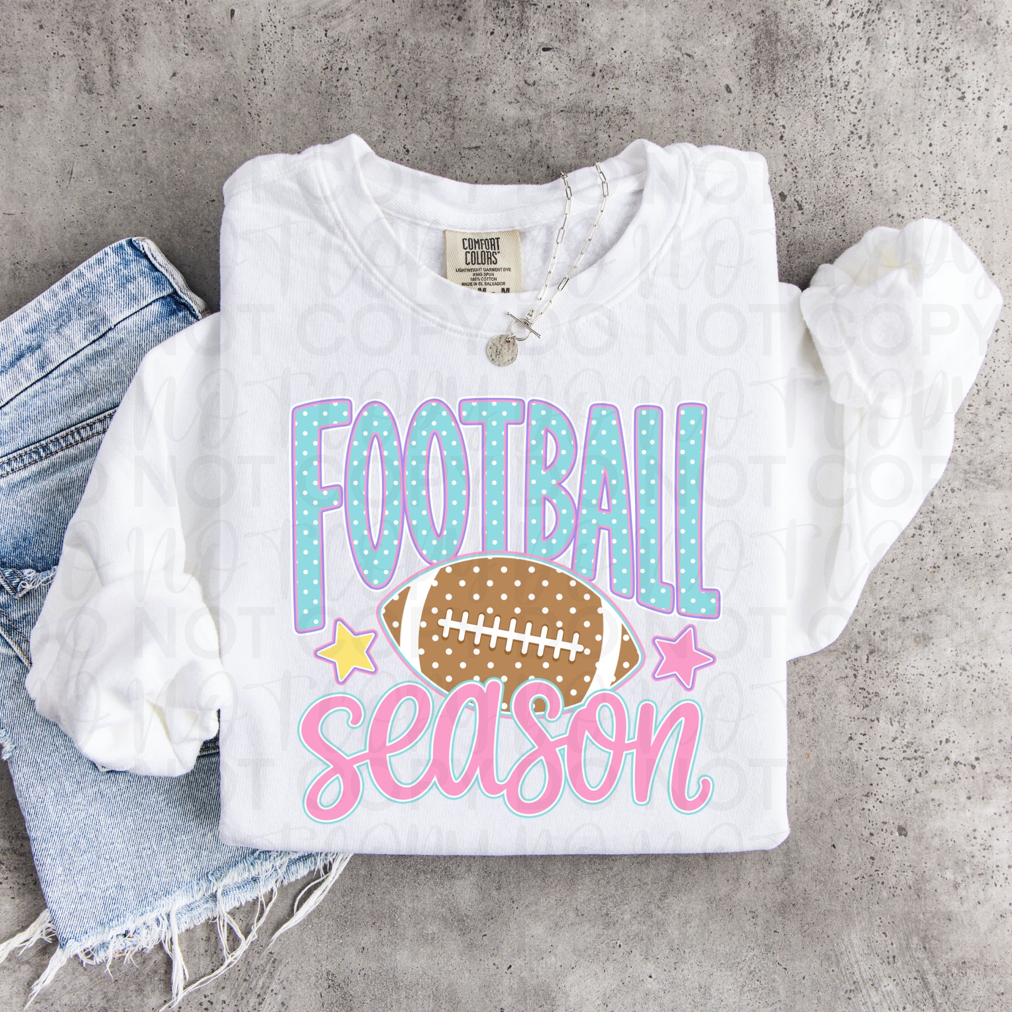 Preppy Football Season PNG