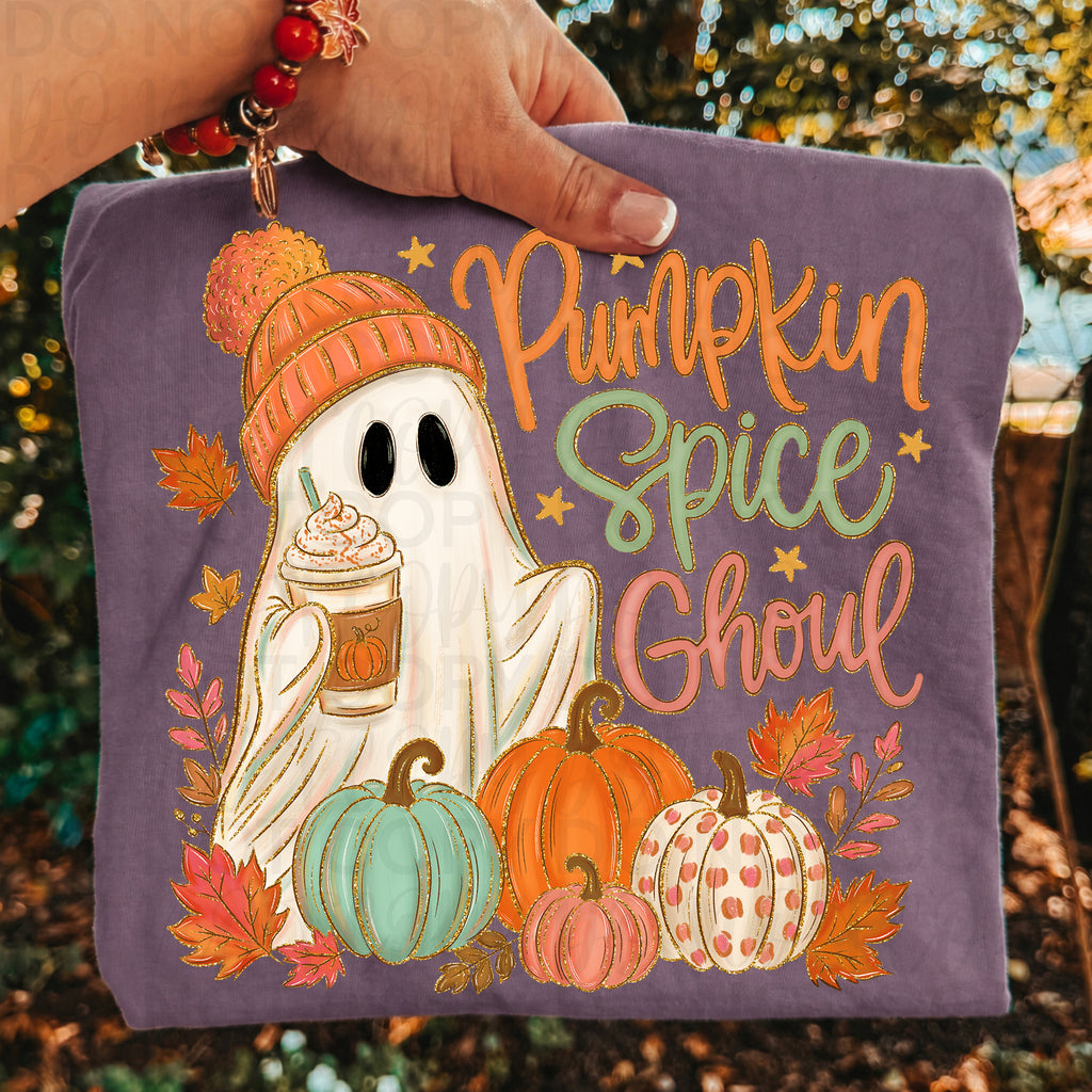 Pumpkin Spice Ghoul PNG