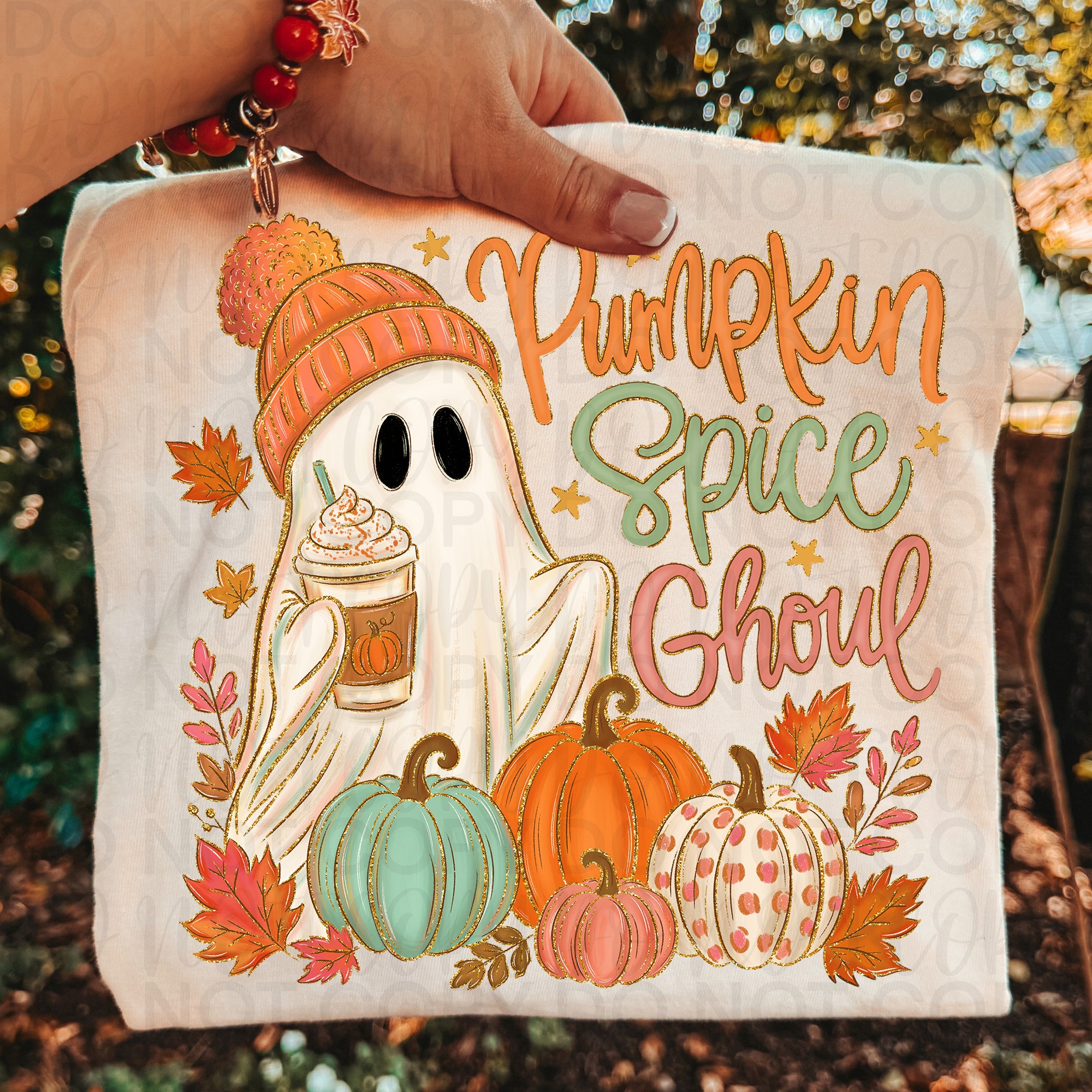 Pumpkin Spice Ghoul PNG