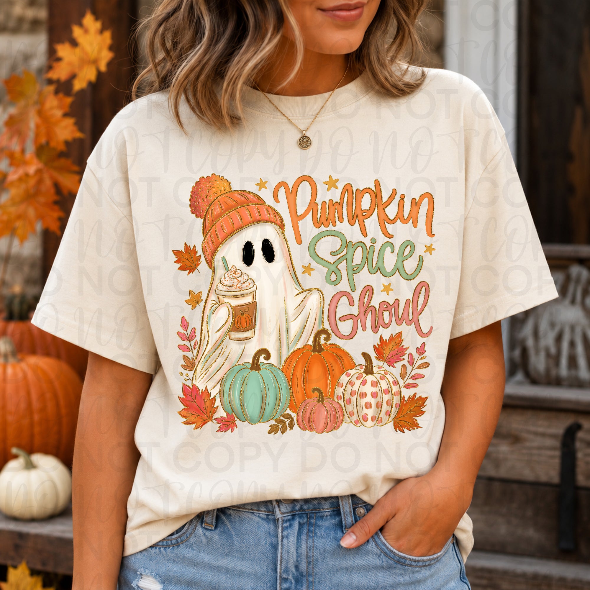 Pumpkin Spice Ghoul PNG