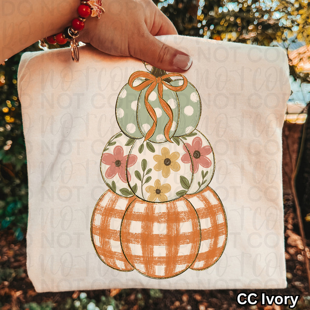 Fall Pumpkin Stack PNG