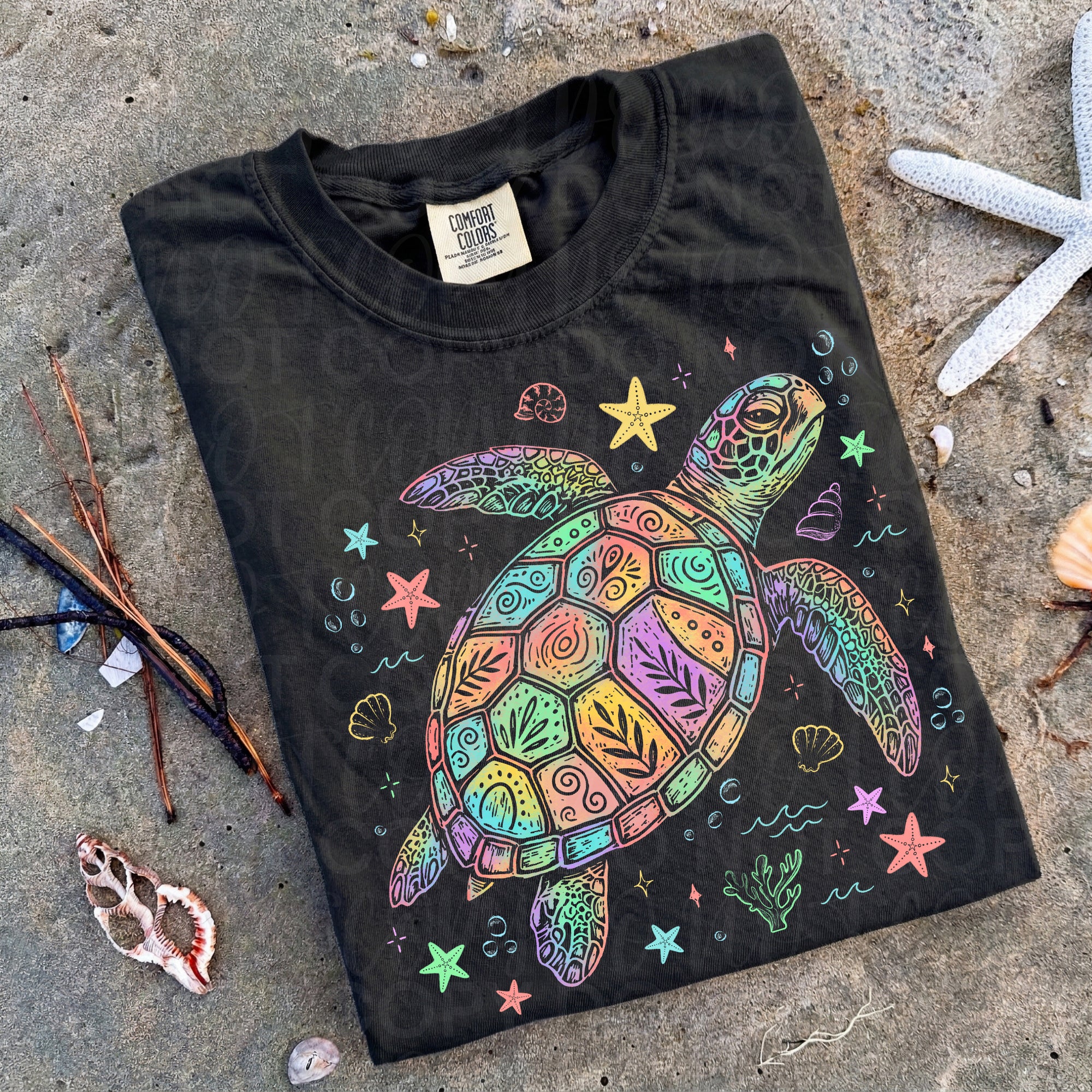 Beach Sea Turtle PNG
