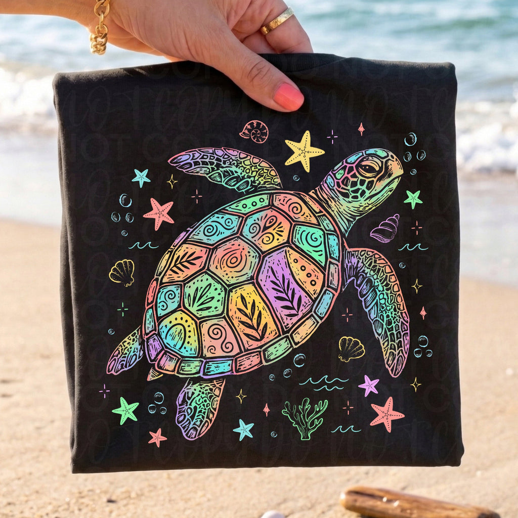 Beach Sea Turtle PNG