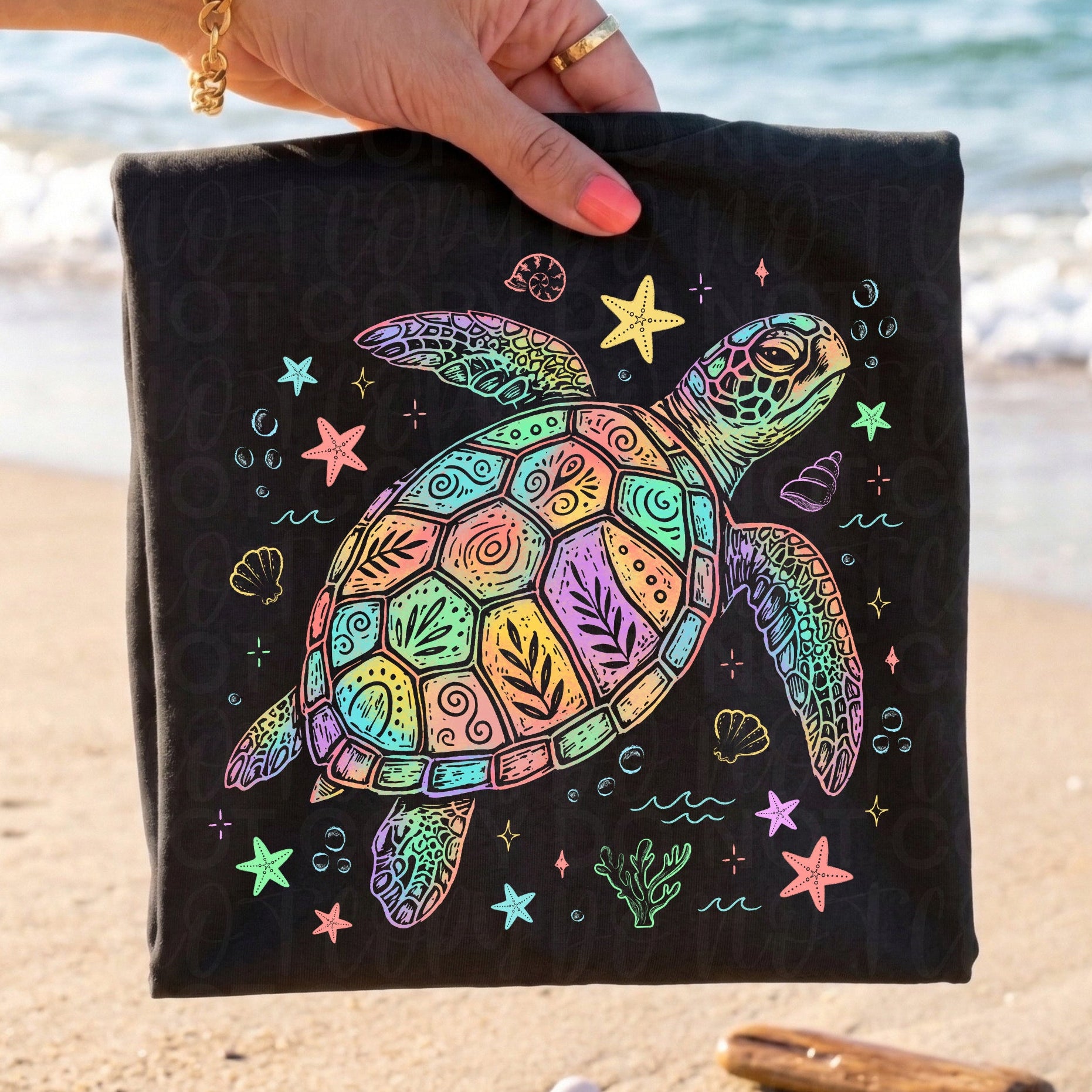 Beach Sea Turtle PNG