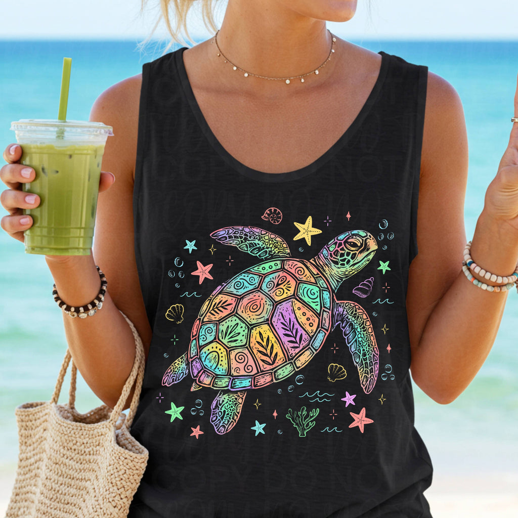 Beach Sea Turtle PNG