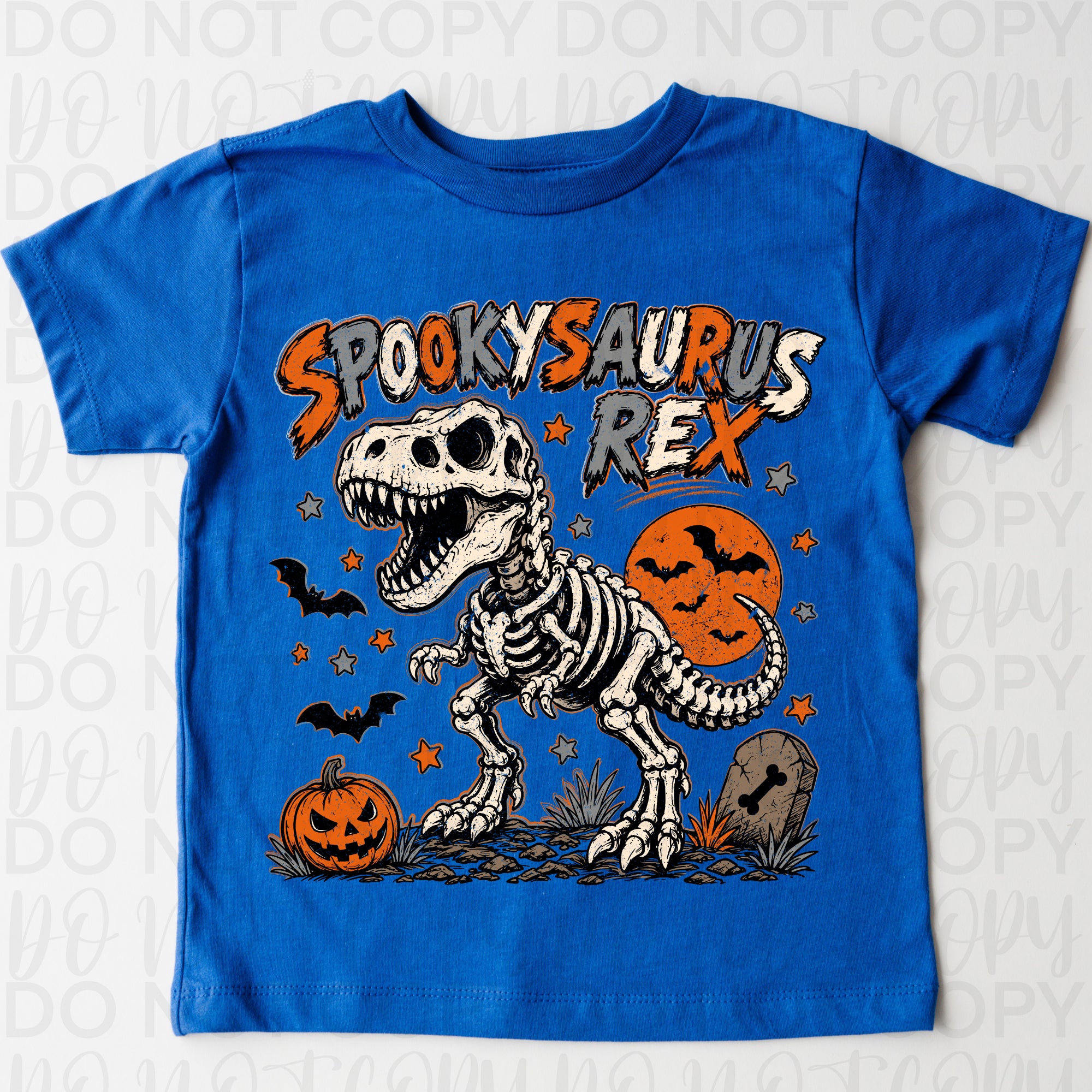 Spookysaurus Rex Boy Halloween PNG