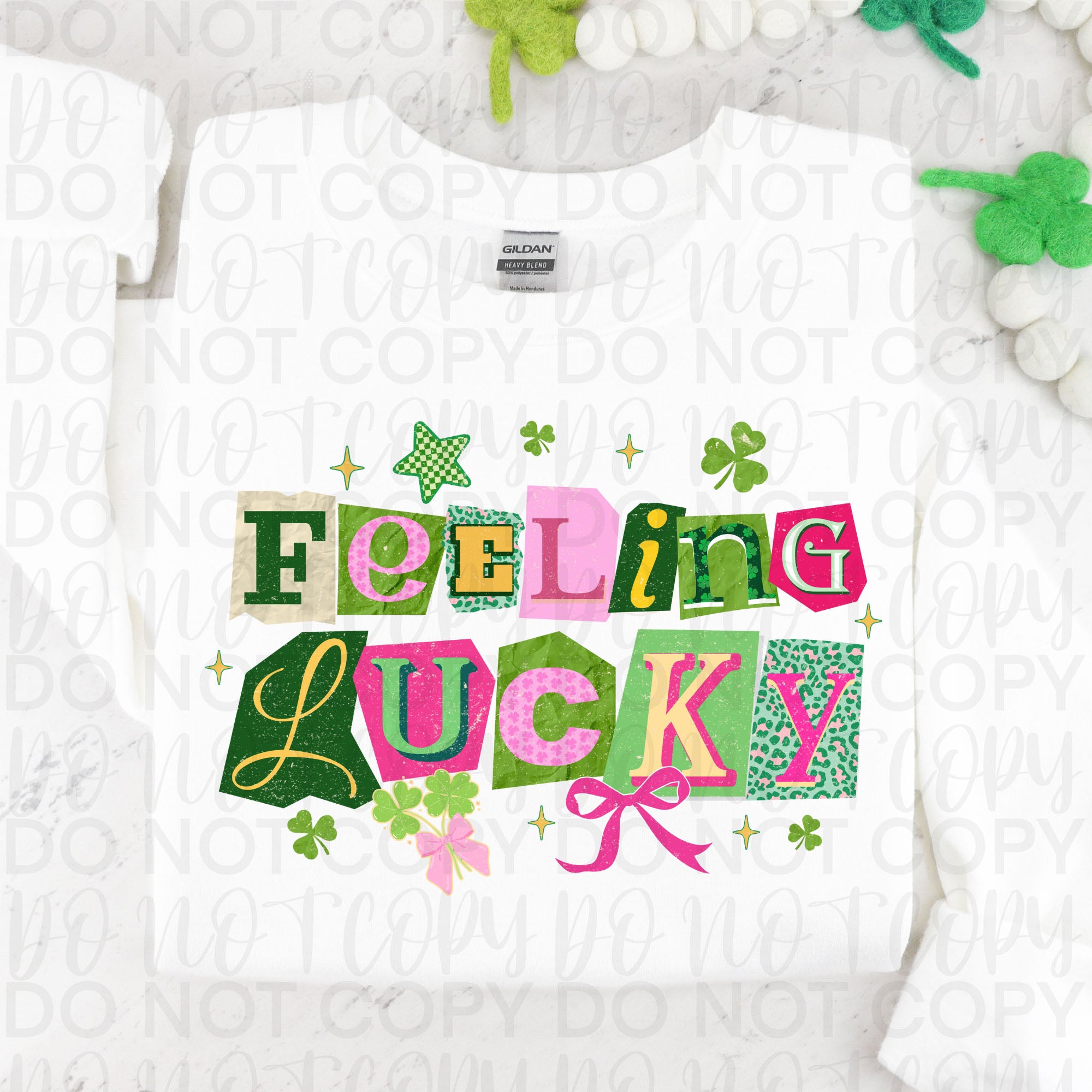 Feeling Lucky Retro St Patricks PNG