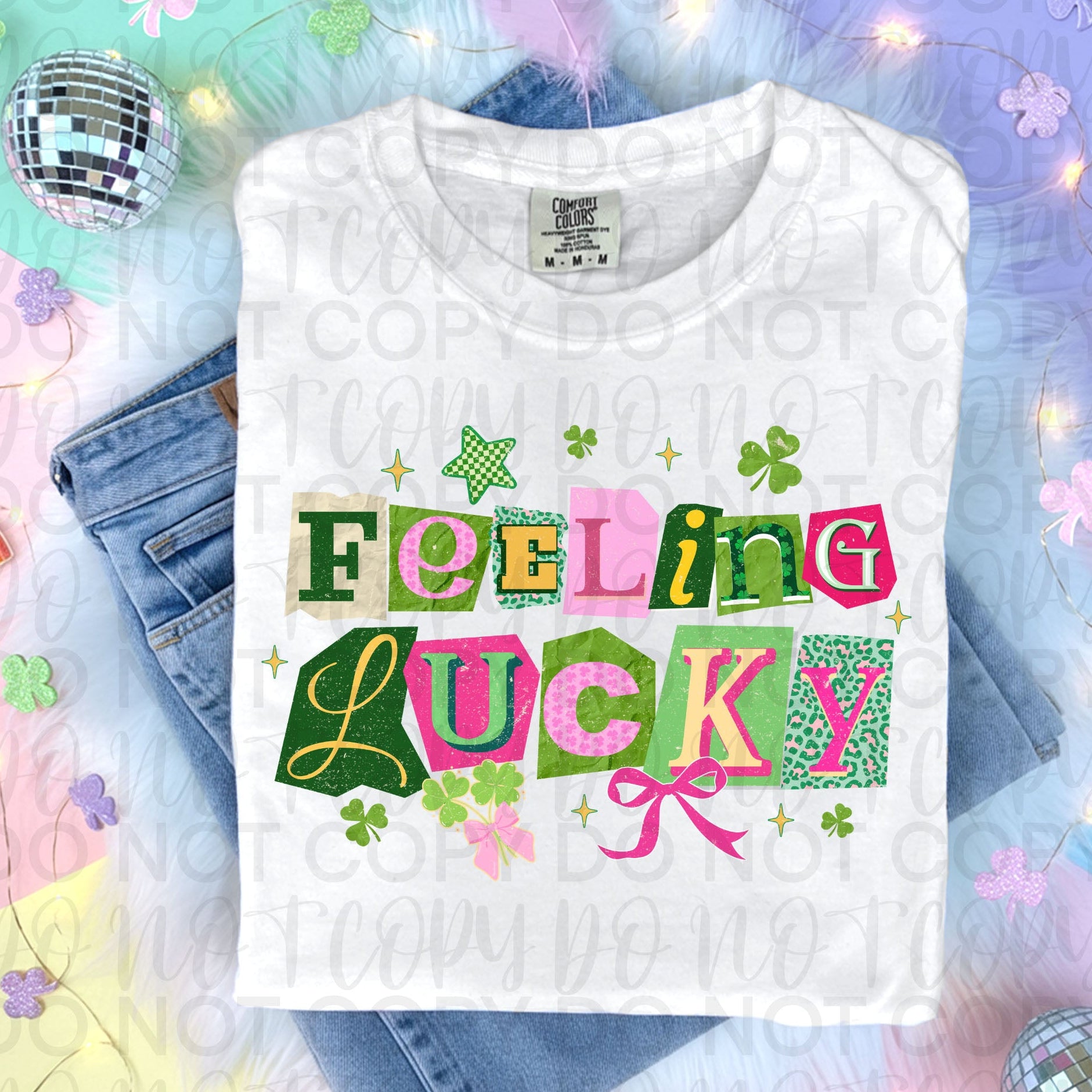 Feeling Lucky Retro St Patricks PNG