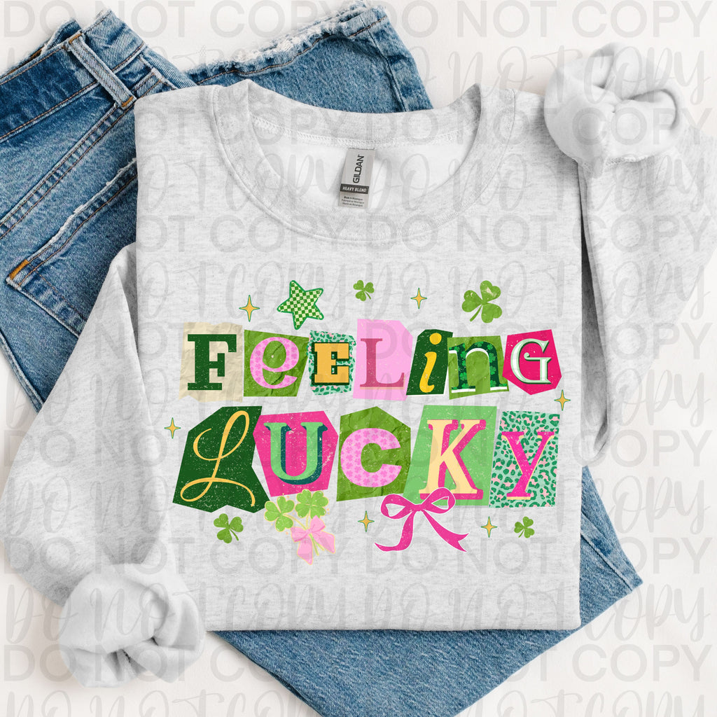 Feeling Lucky Retro St Patricks PNG