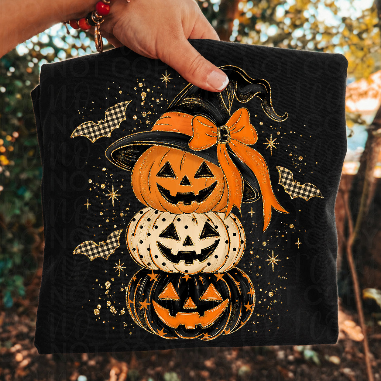 Stacked Jack O Lanterns PNG