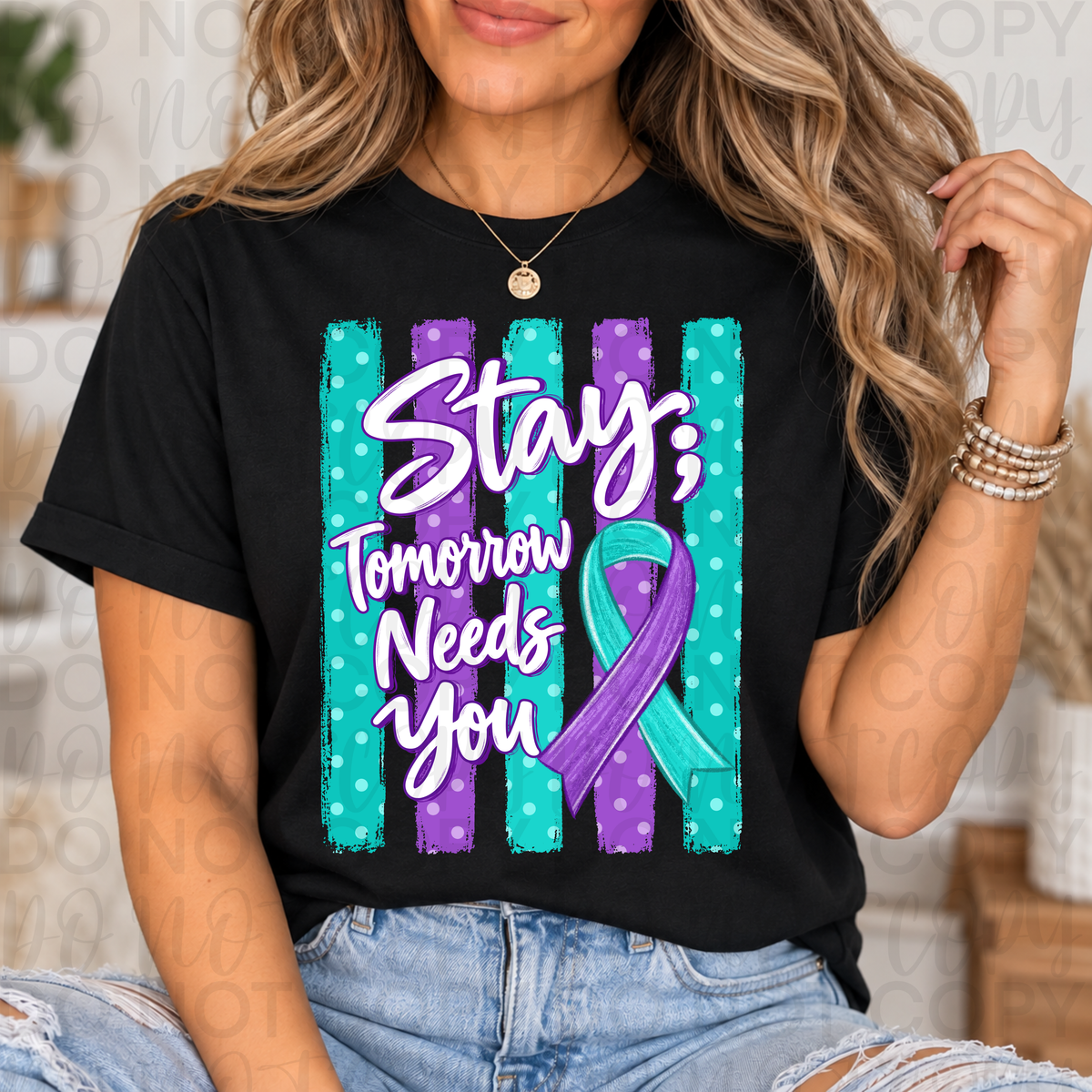 Suicide Prevention Striped PNG