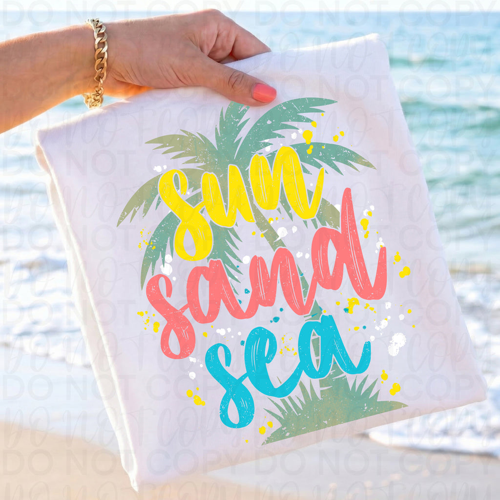Sun Sand Sea Beach PNG