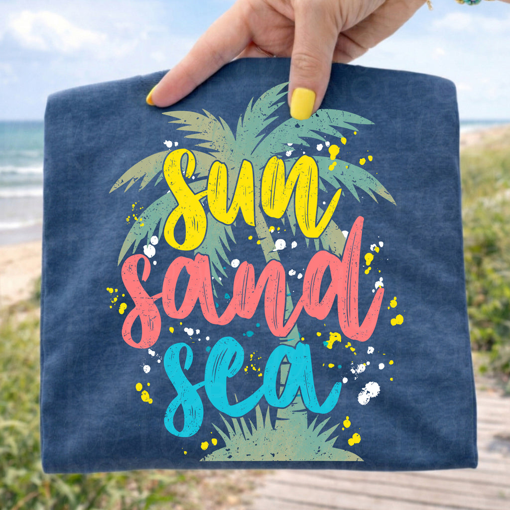 Sun Sand Sea Beach PNG