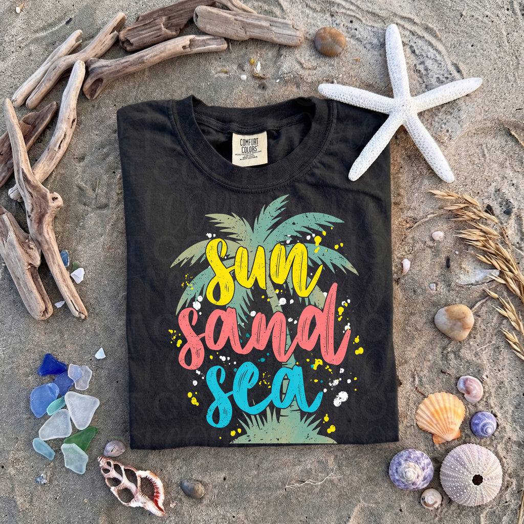 Sun Sand Sea Beach PNG