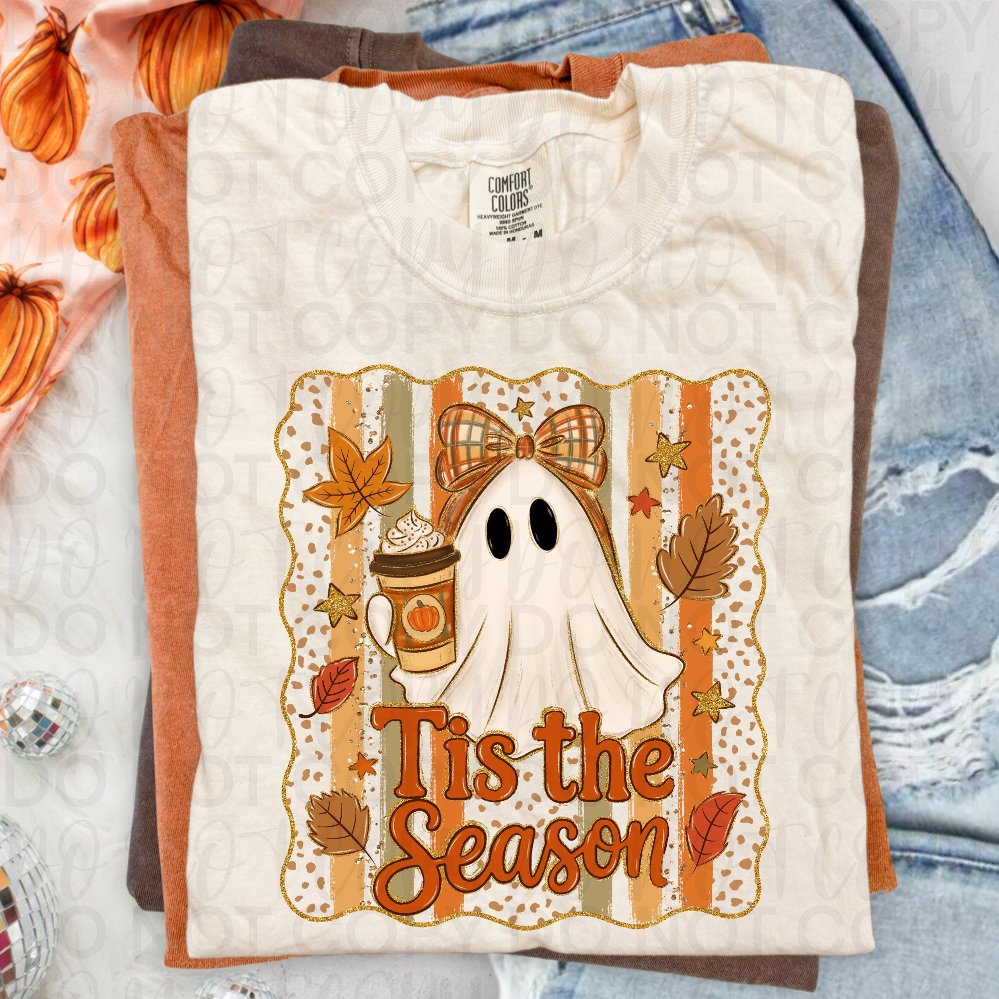 Tis the Season Coffee Ghost PNG