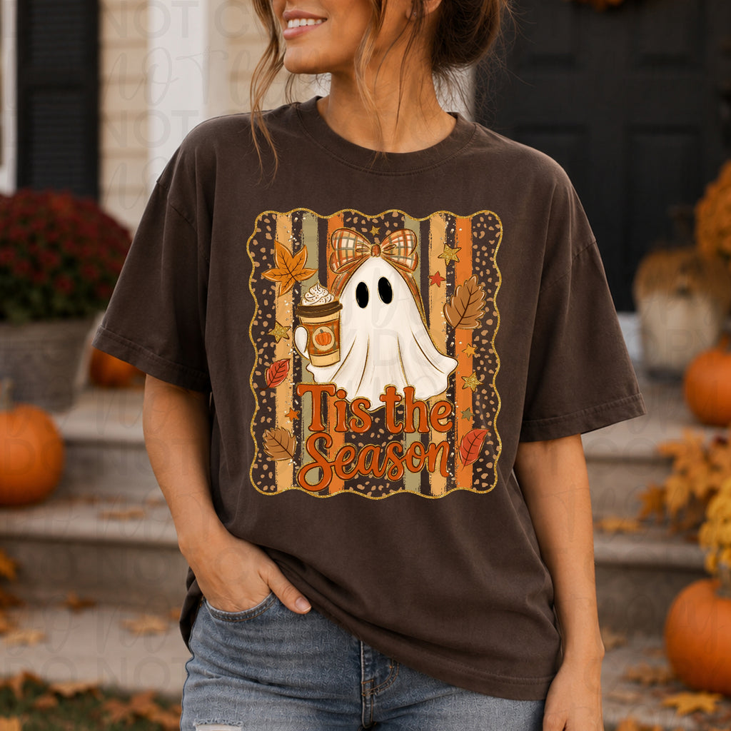 Tis the Season Coffee Ghost PNG