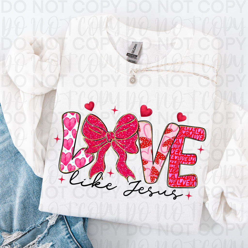 Love Like Jesus PNG