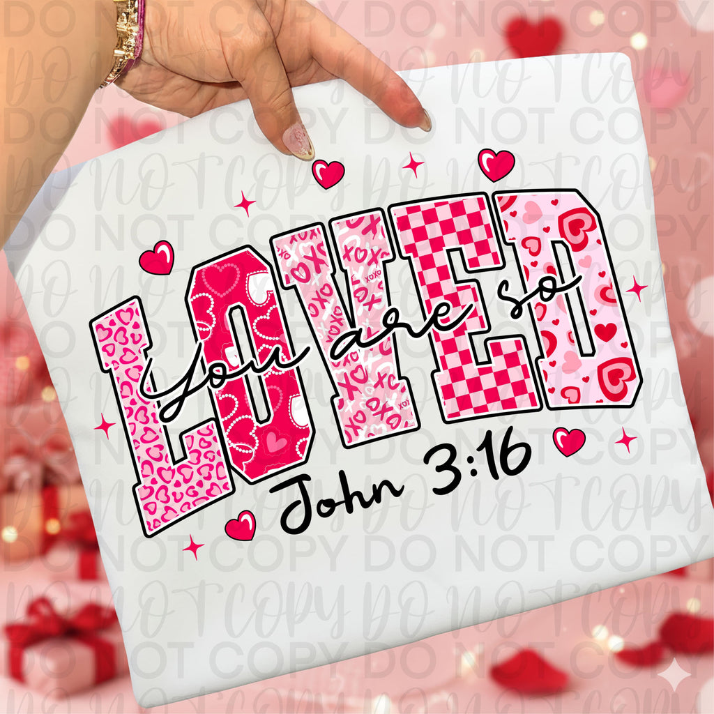 You Are So Loved Christian Valentine PNG