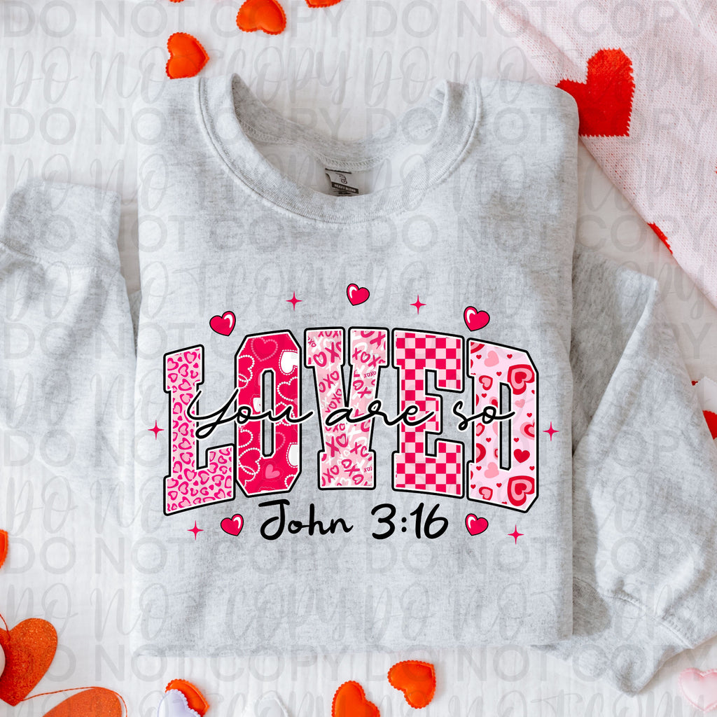 You Are So Loved Christian Valentine PNG
