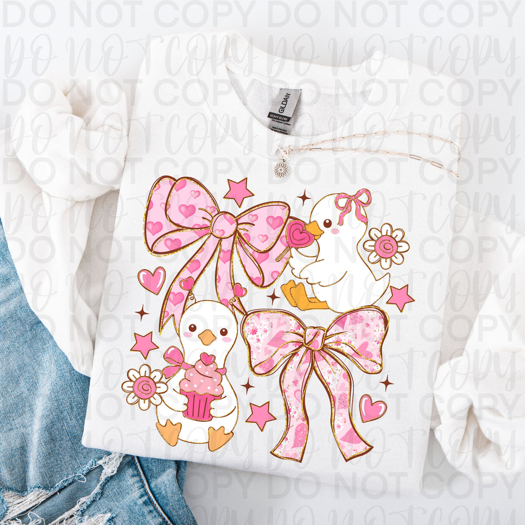 Goose Valentine Coquette PNG