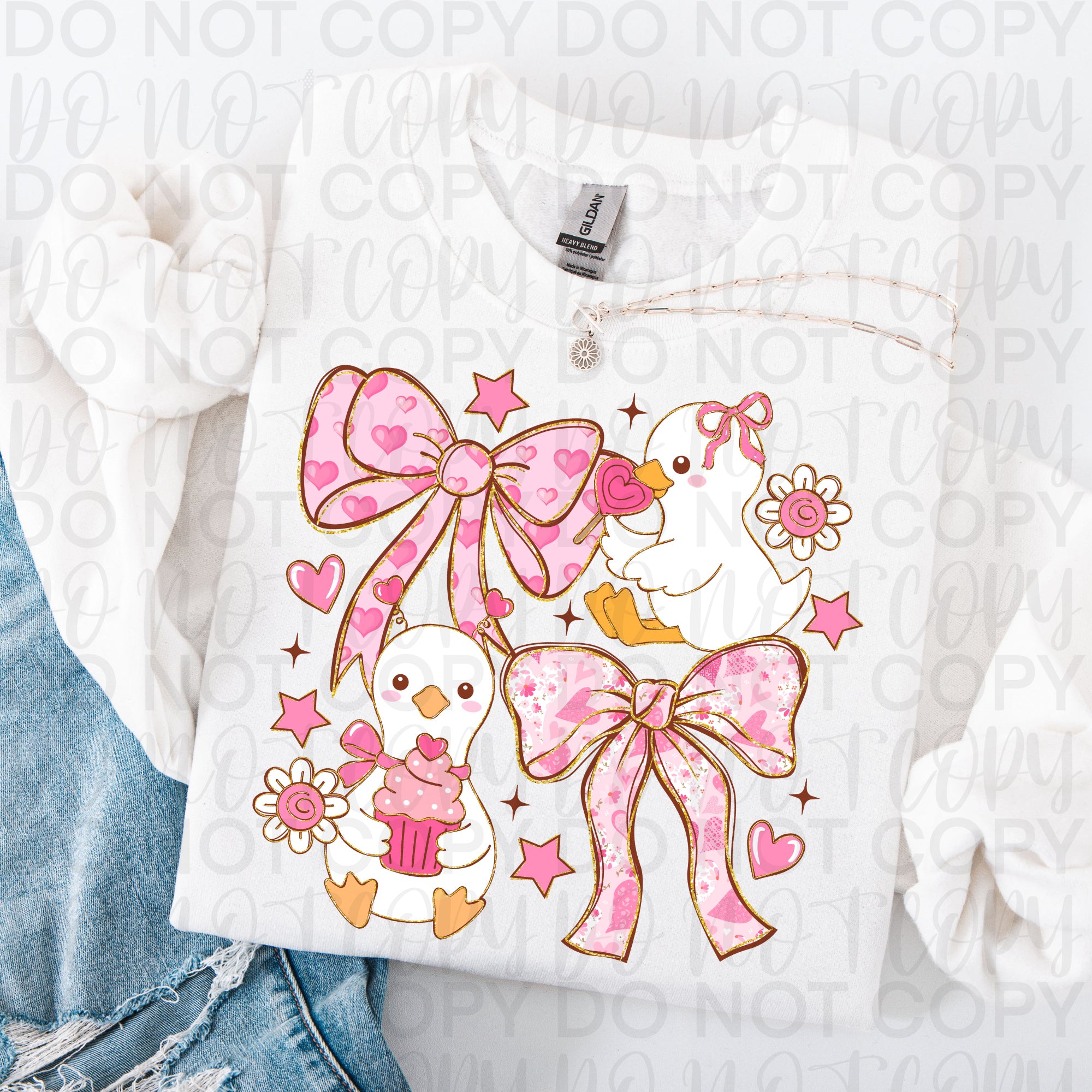 Goose Valentine Coquette PNG