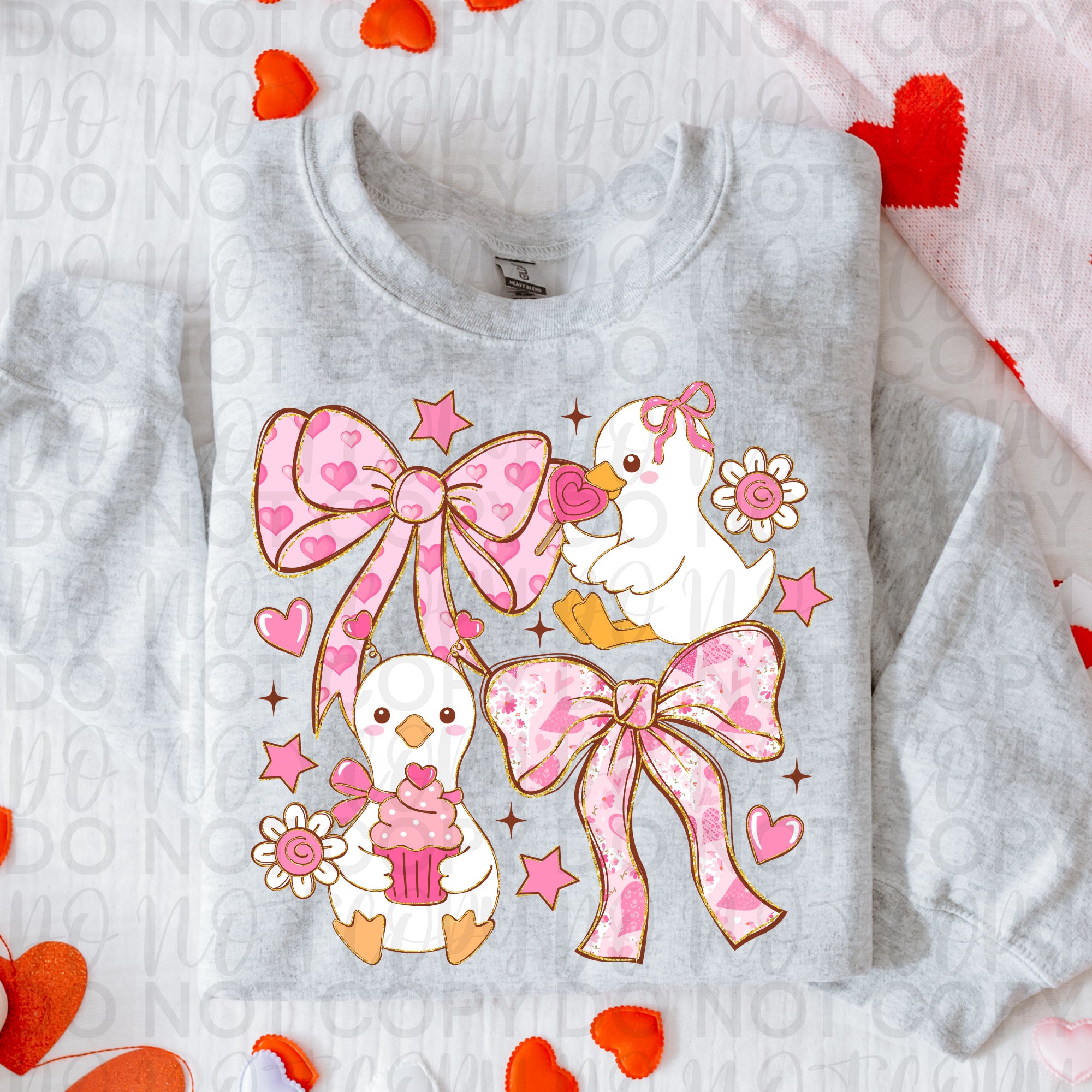 Goose Valentine Coquette PNG