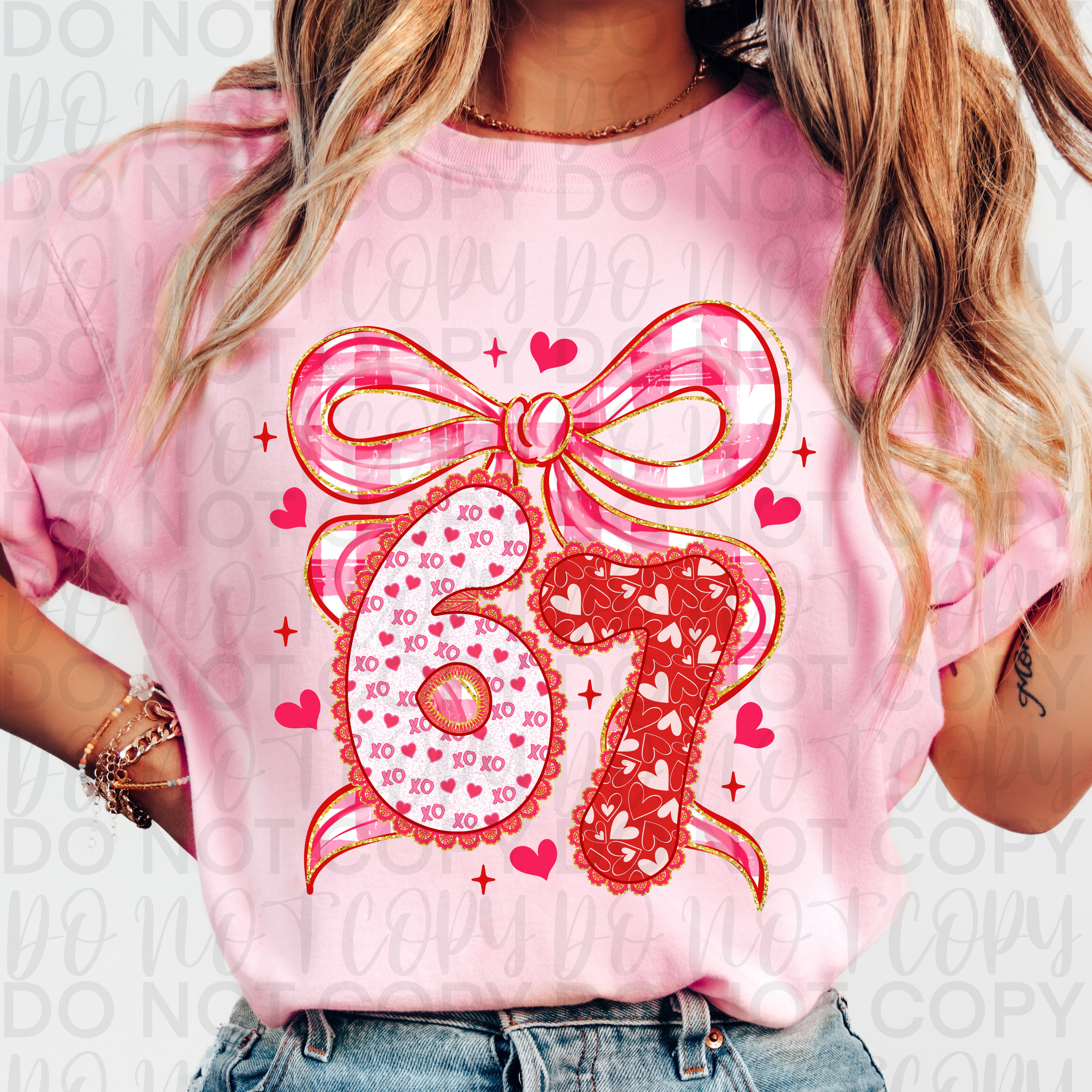 Coquette 67 Valentine Bow PNG