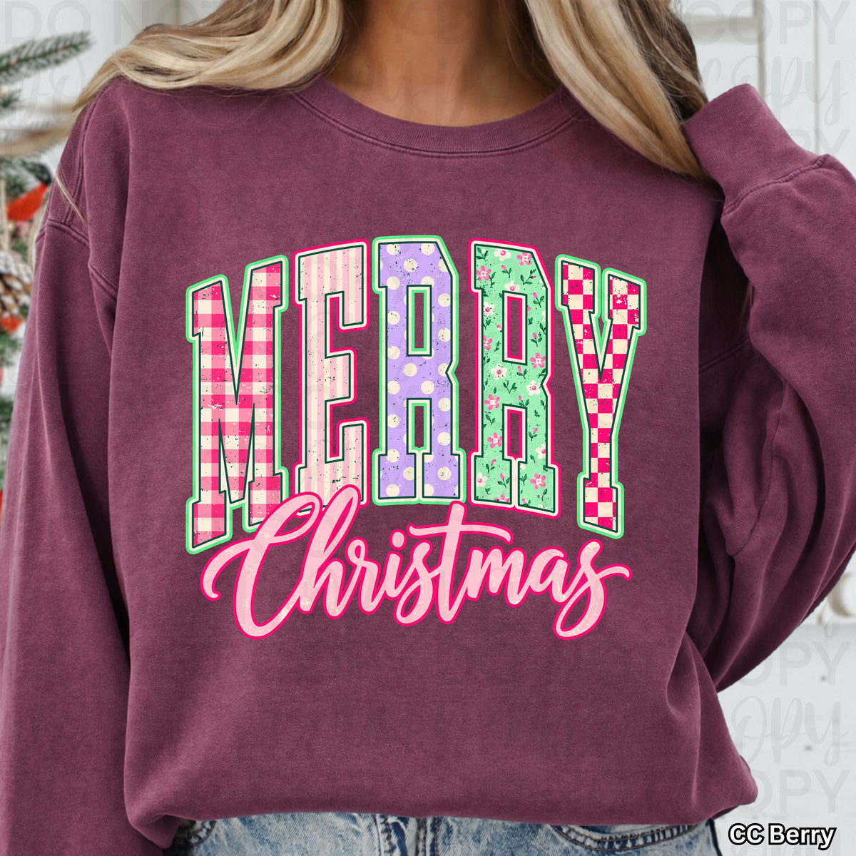Varsity Merry Christmas PNG