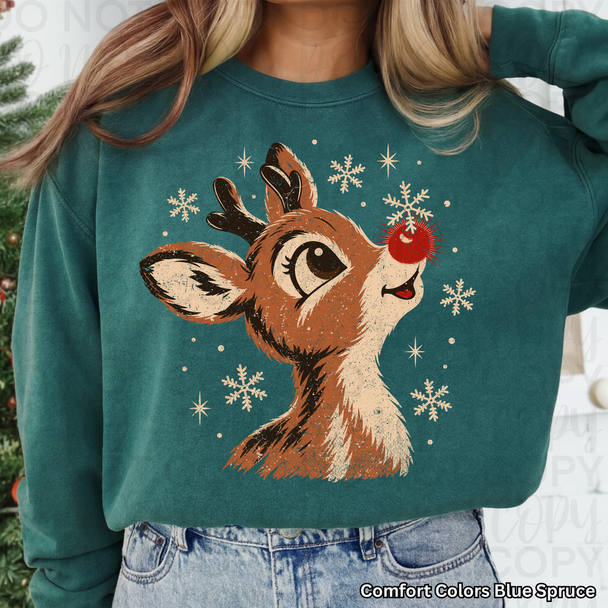 Vintage Reindeer PNG