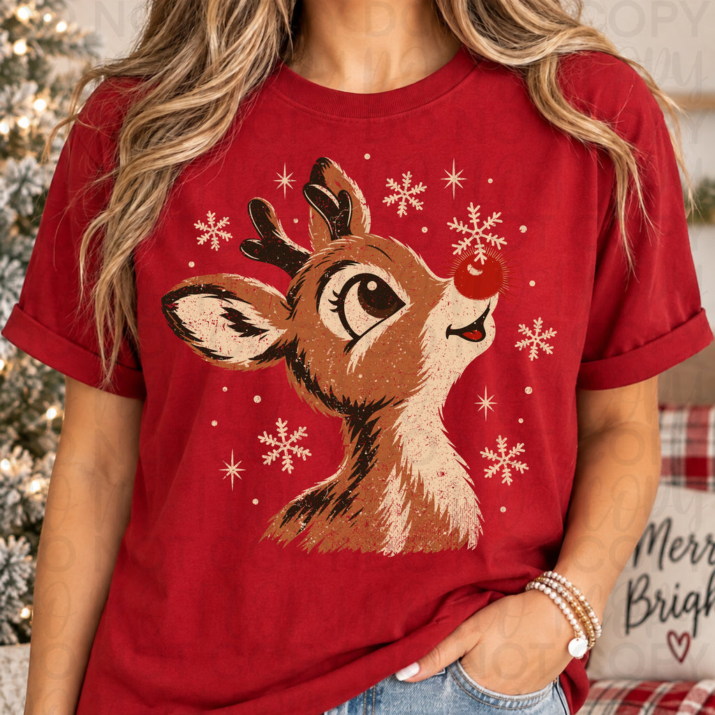 Vintage Reindeer PNG
