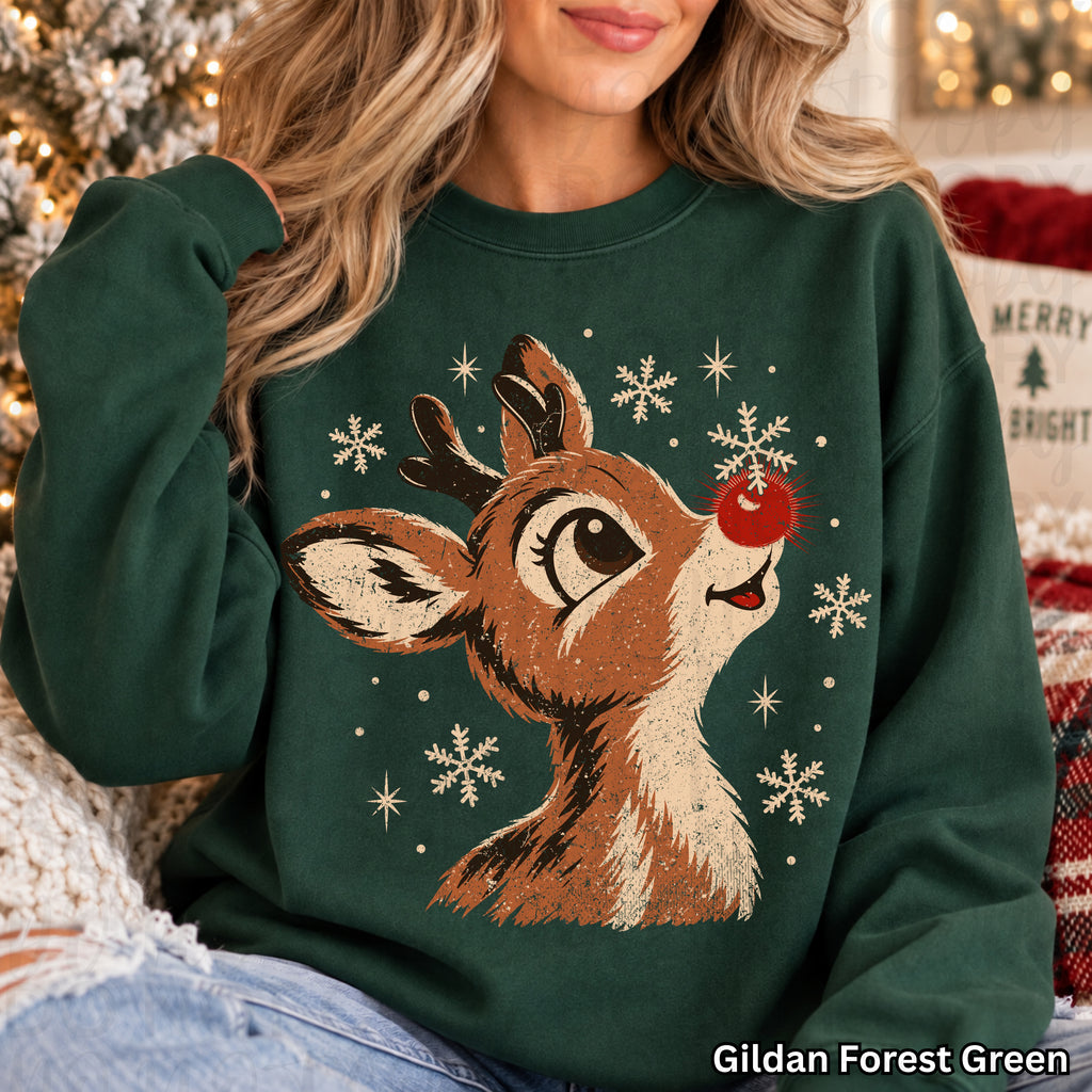 Vintage Reindeer PNG