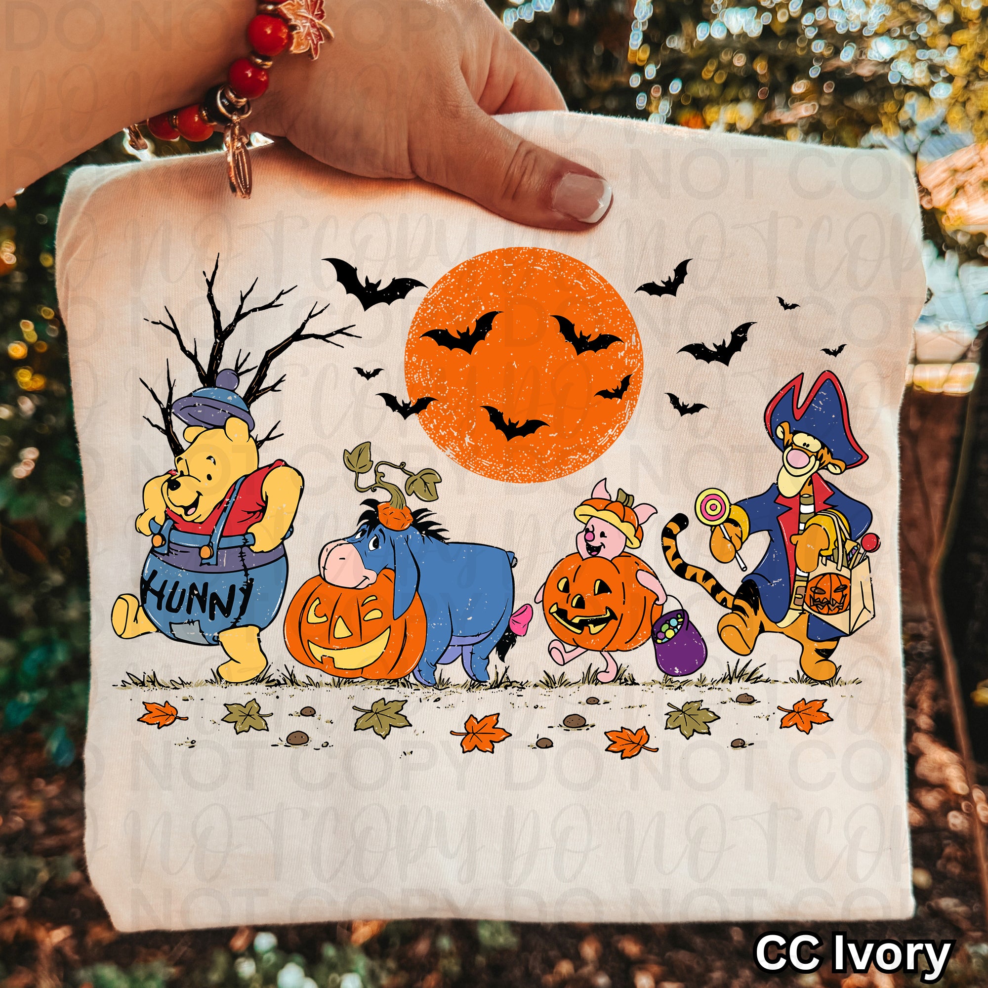 Yellow Bear Halloween PNG