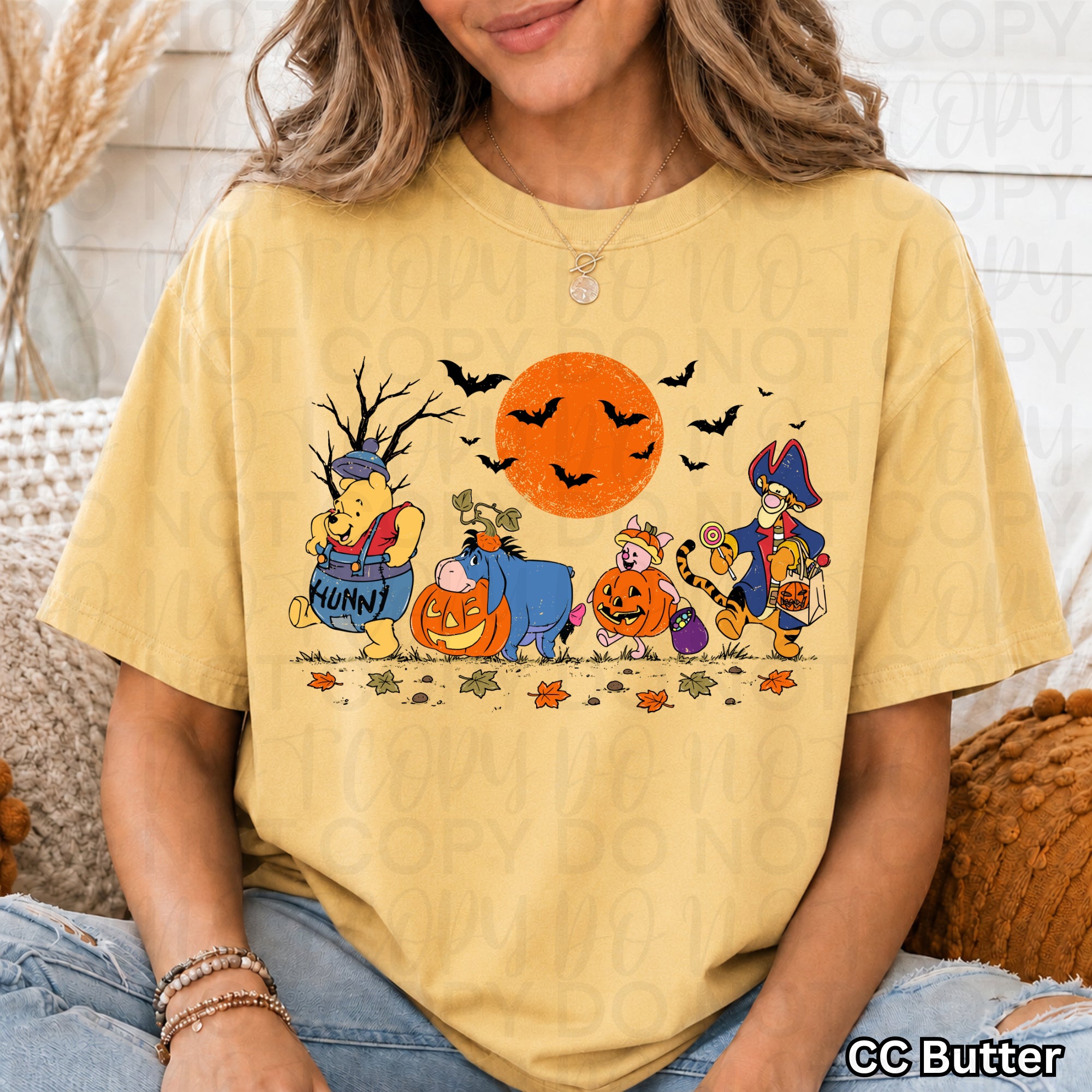 Yellow Bear Halloween PNG
