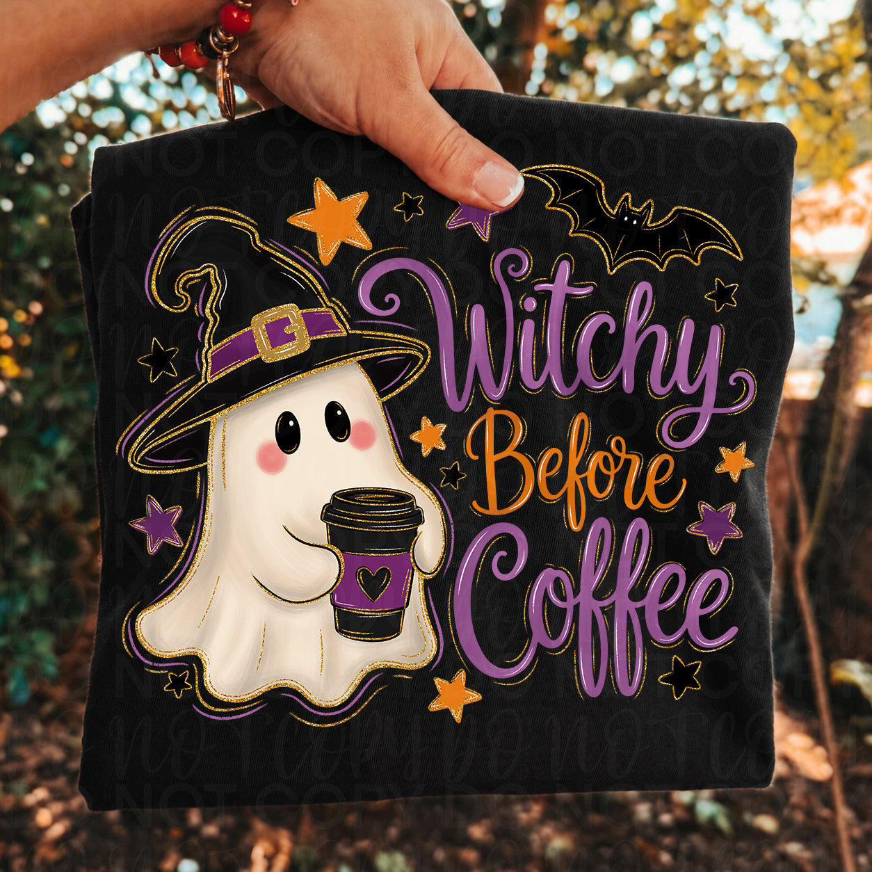 Witchy Before Coffee PNG