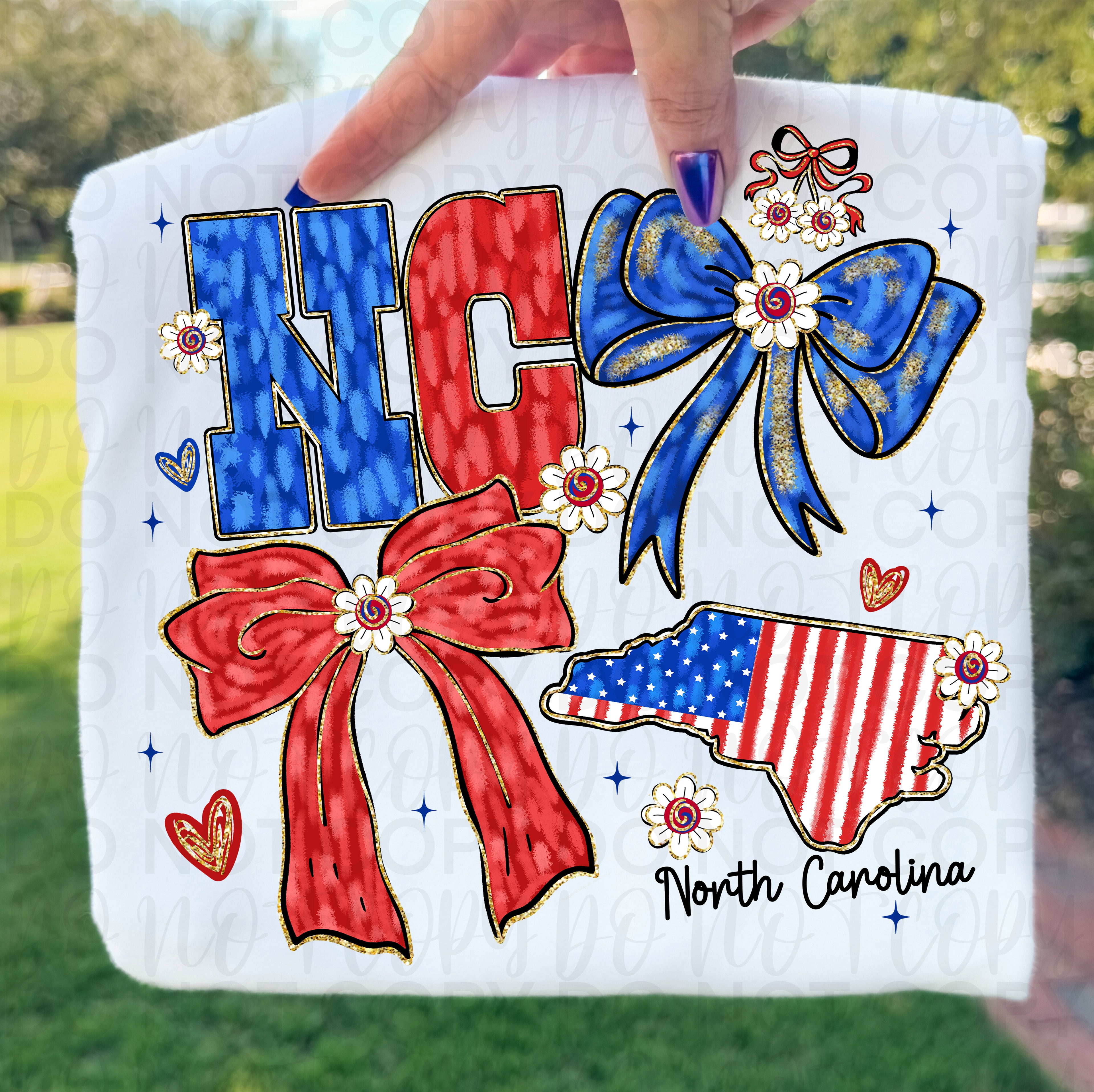 Patriotic North Carolina PNG