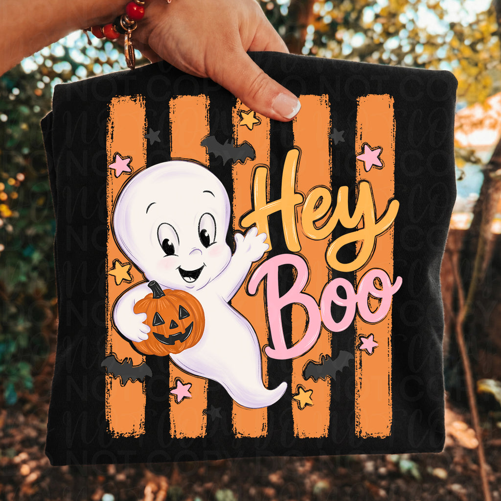 Hey Boo Ghost PNG