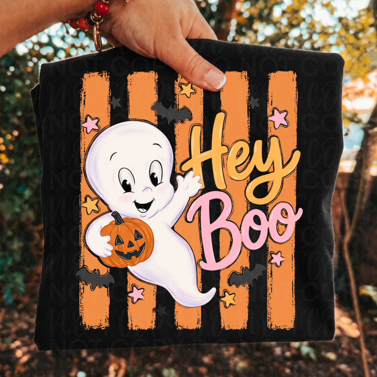 Hey Boo Ghost PNG