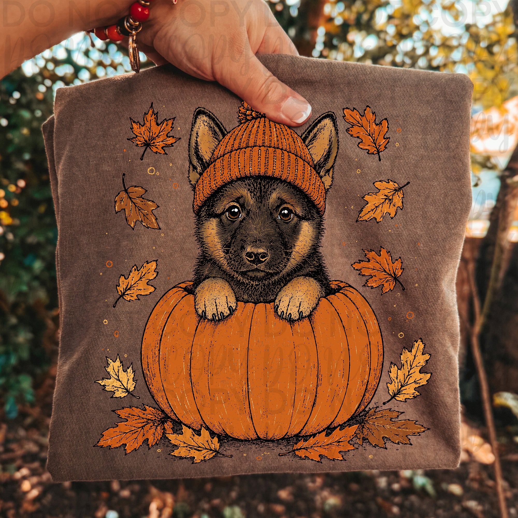 Fall German Shepherd Pumpkin PNG