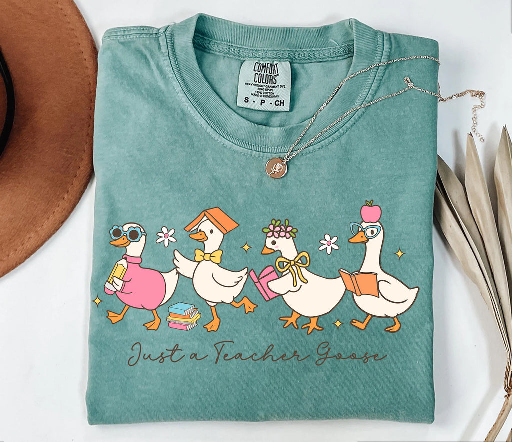 Just a Teacher Goose PNG