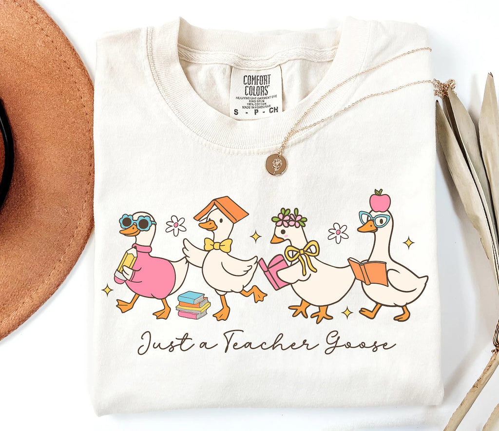 Just a Teacher Goose PNG