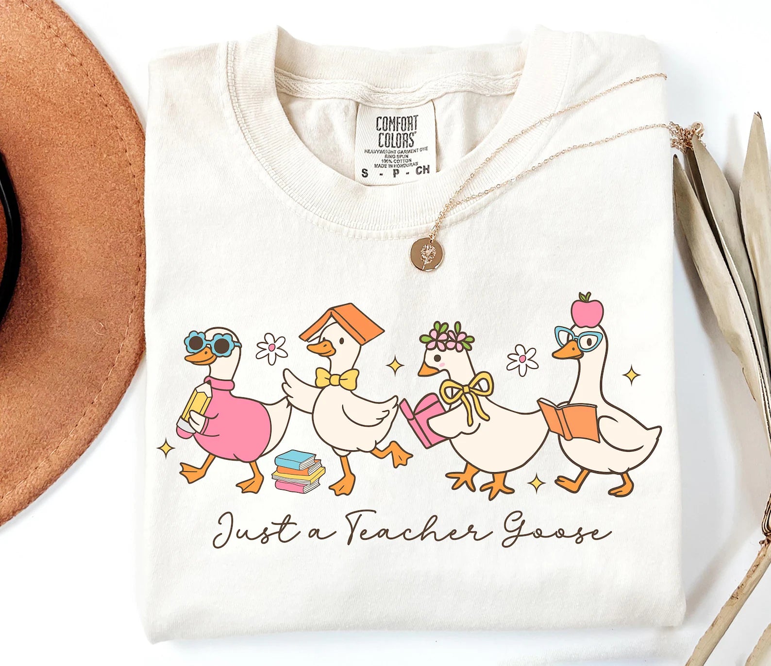 Just a Teacher Goose PNG