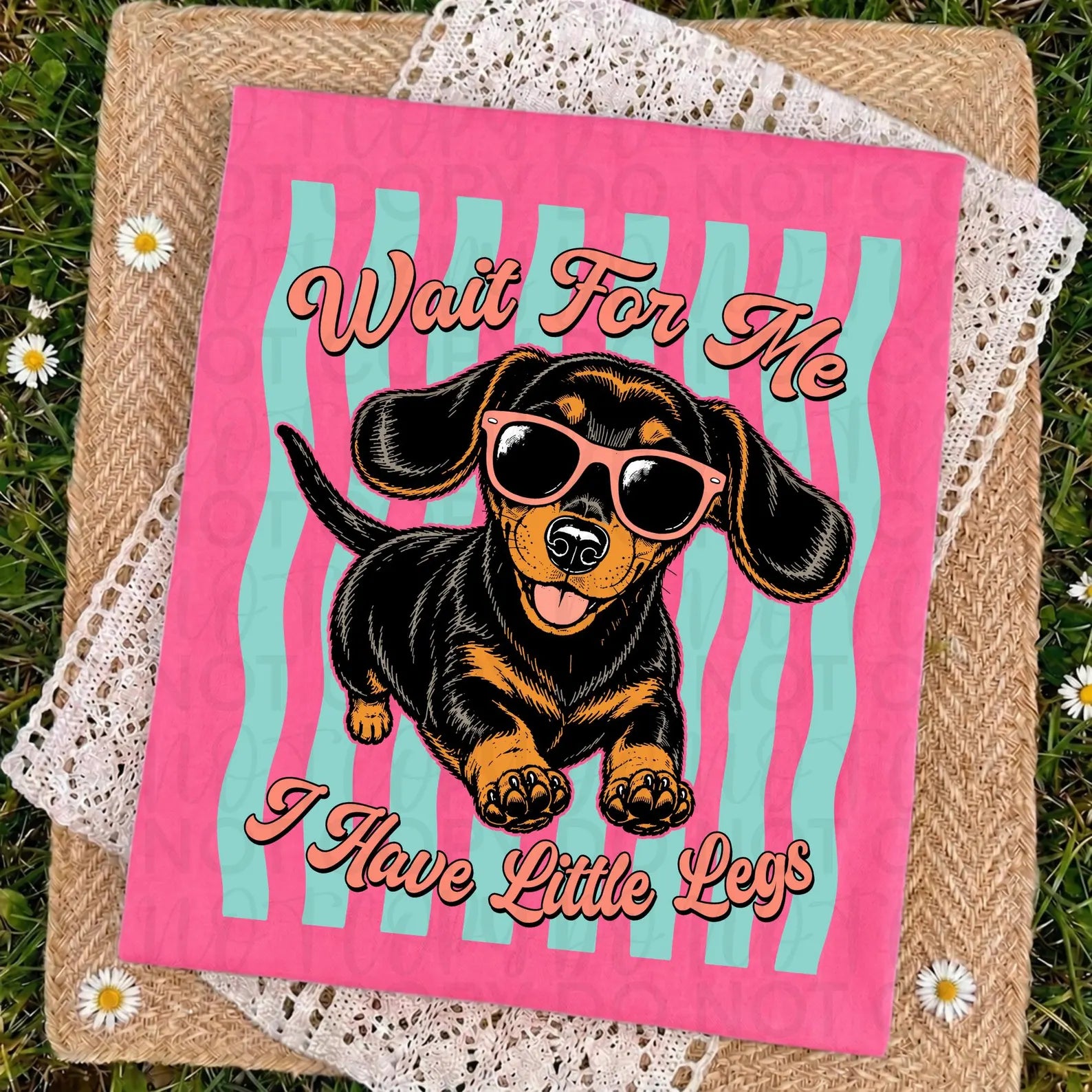 Wait For Me I Have Little Legs Dachshund PNG