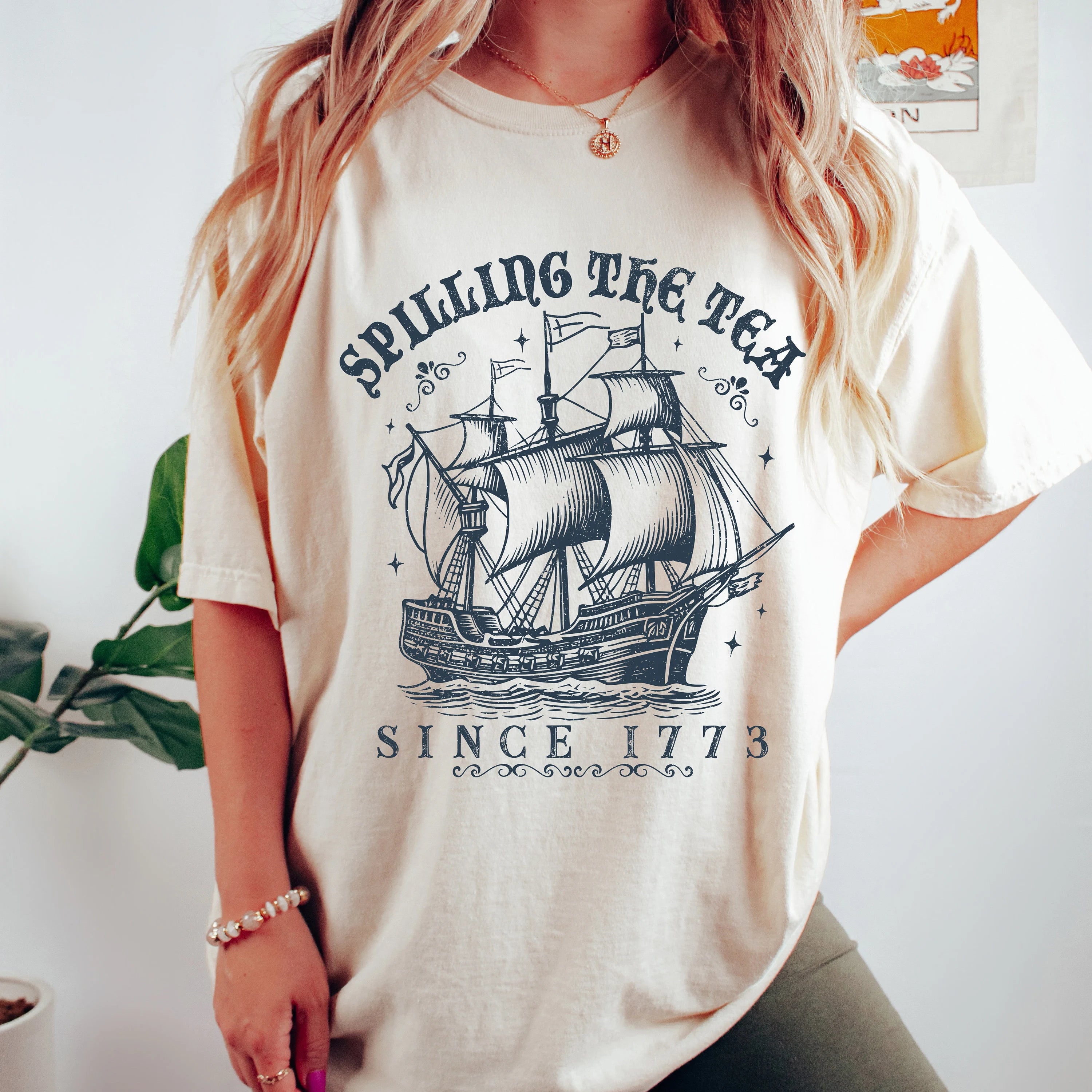 Spilling the Tea Since 1773 Patriotic PNG