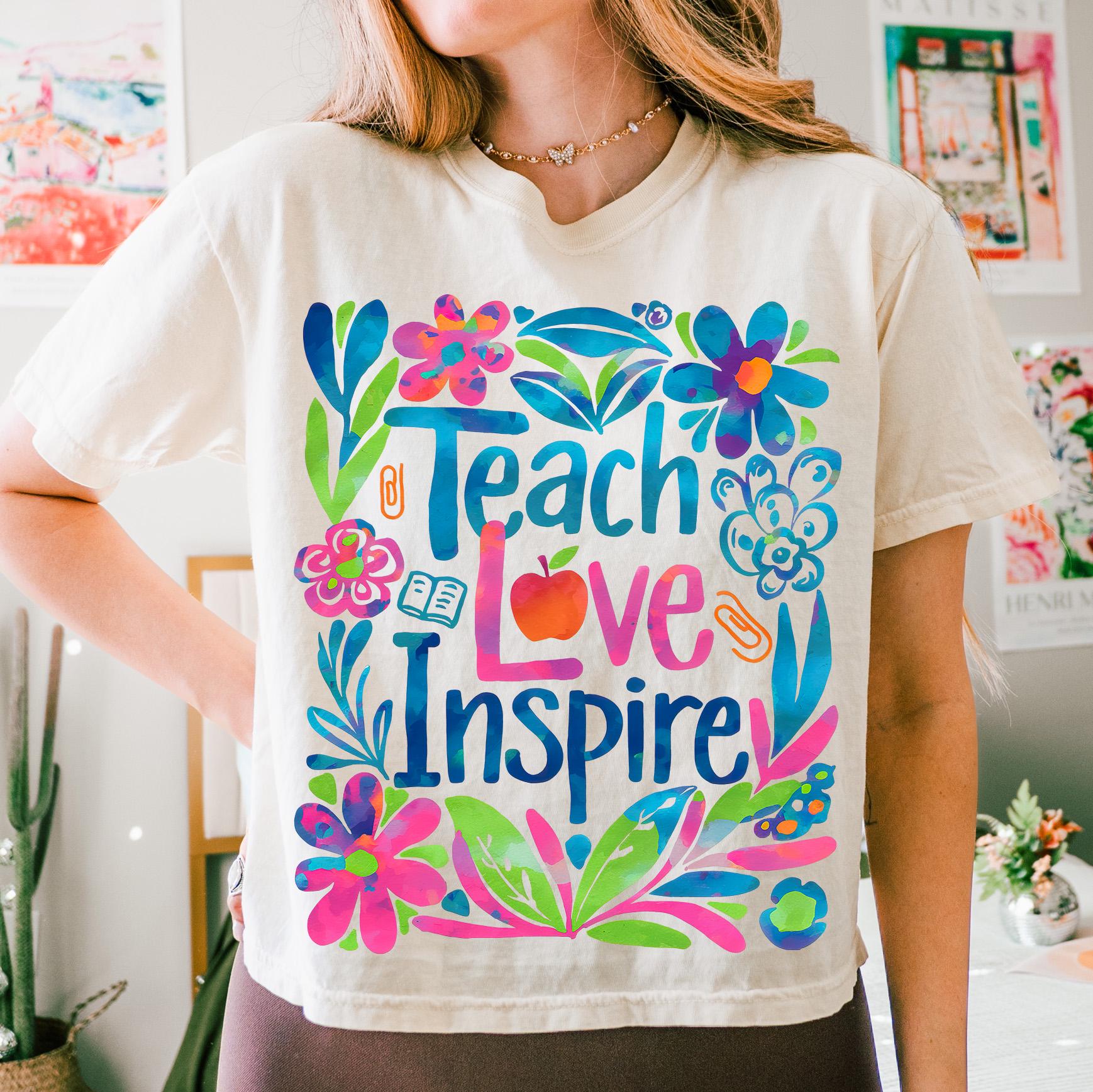 Teacher Love Inspire PNG