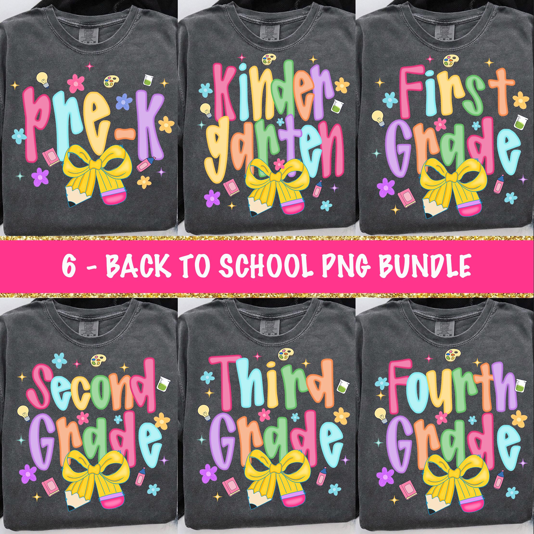Colorful Back to School Set Prek-4th