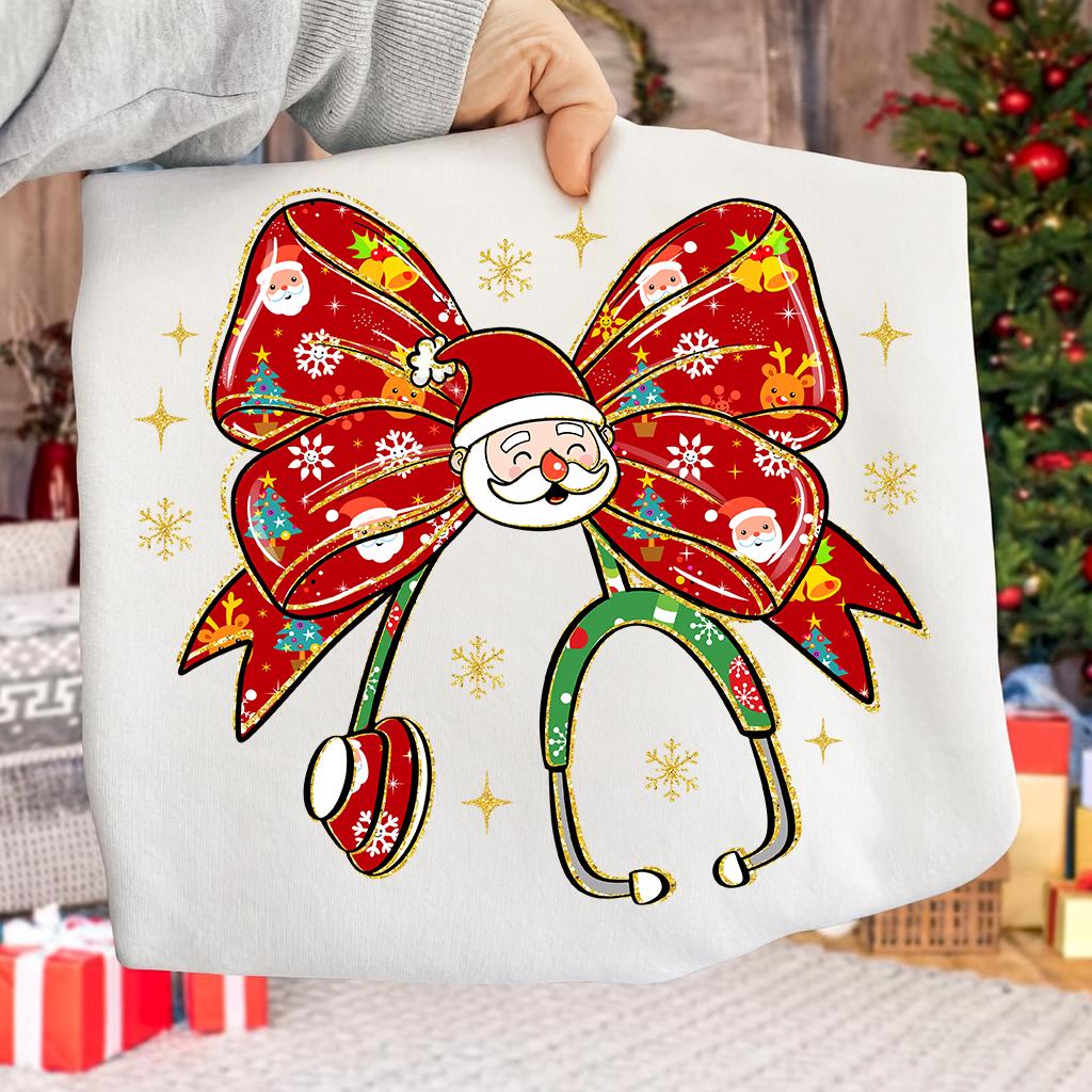 Nurse Christmas Coquette PNG